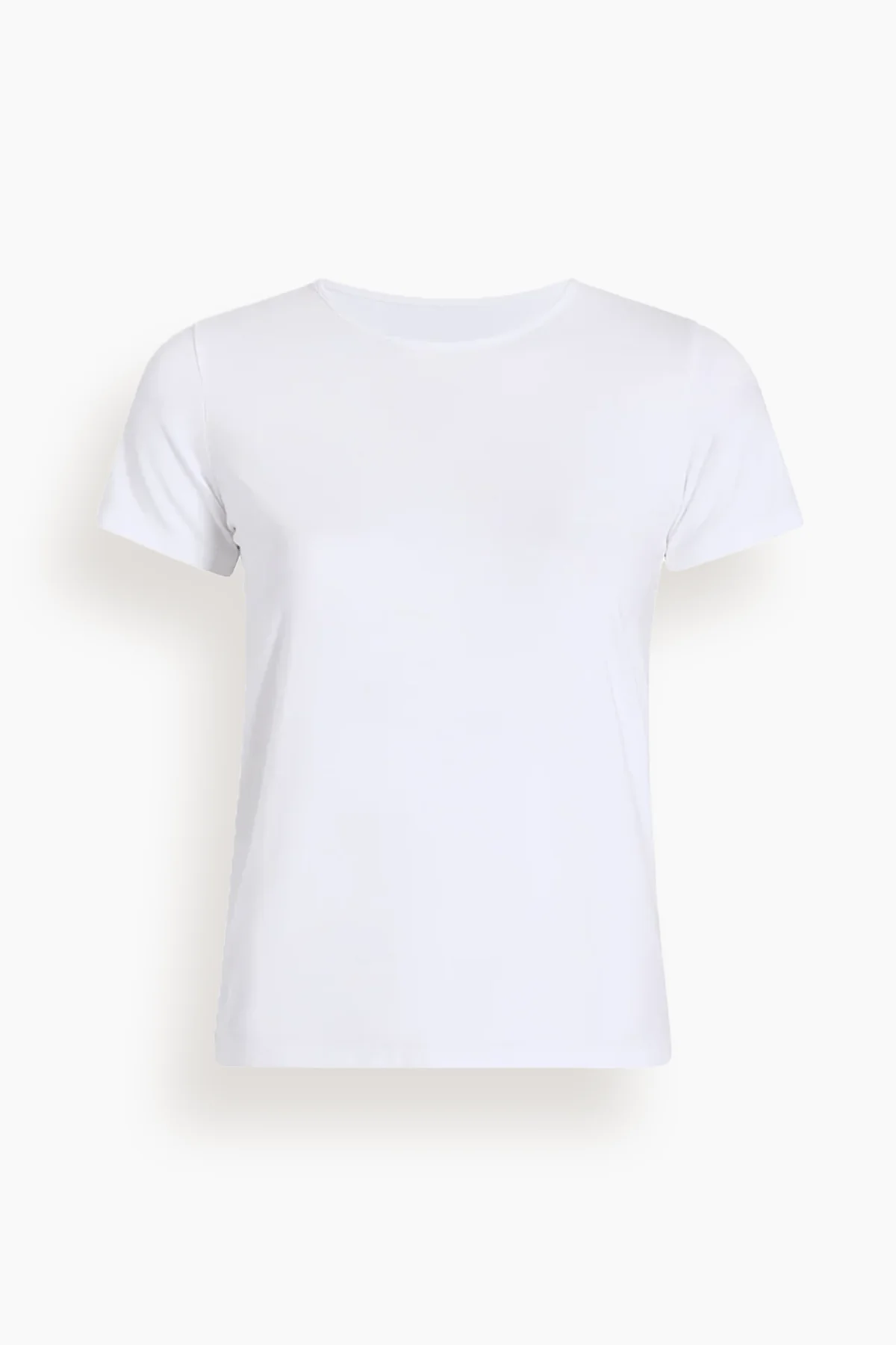 Fitted Tee in White
