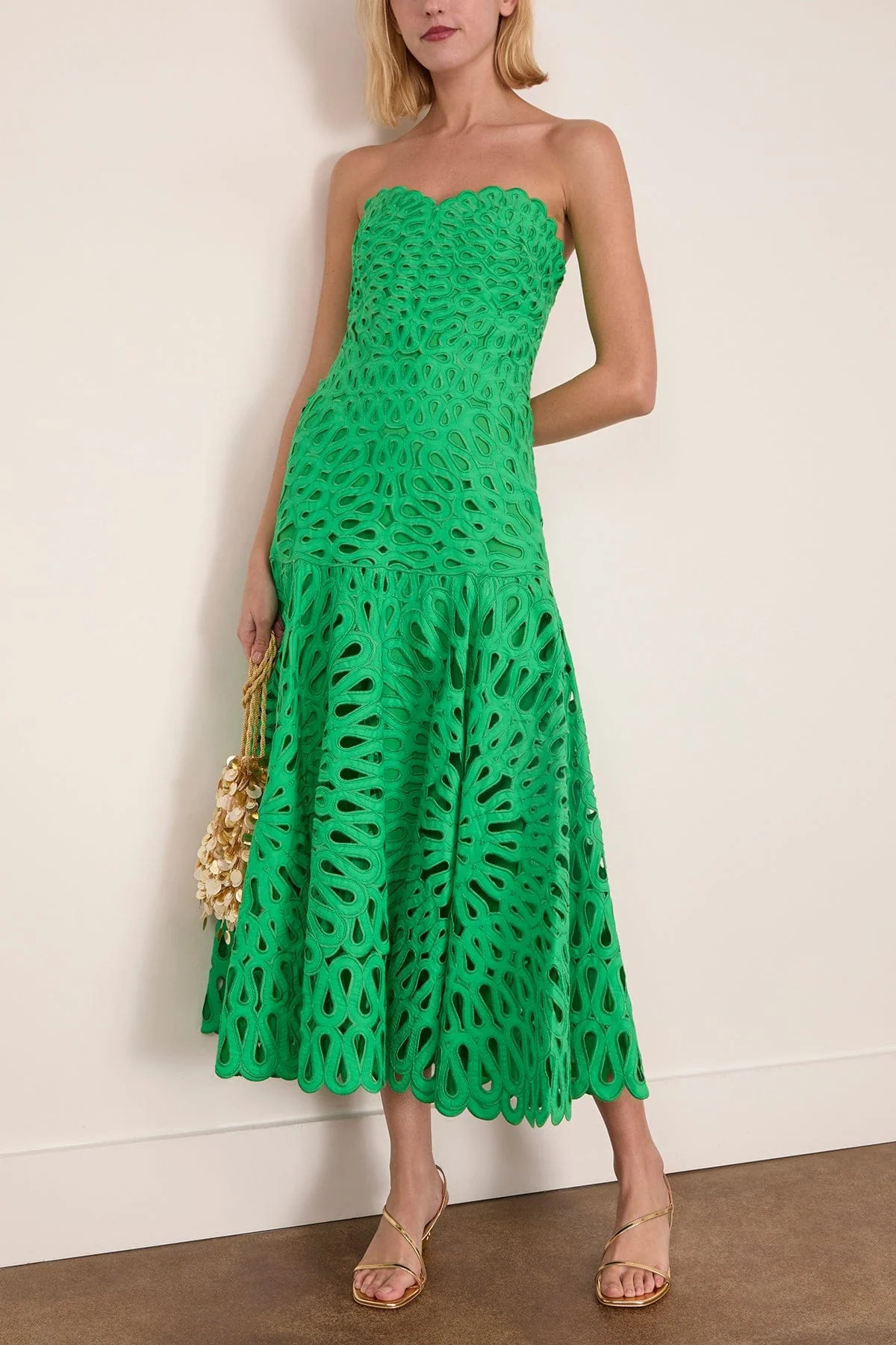 Florence Midi Dress in Parakeet - Image 2