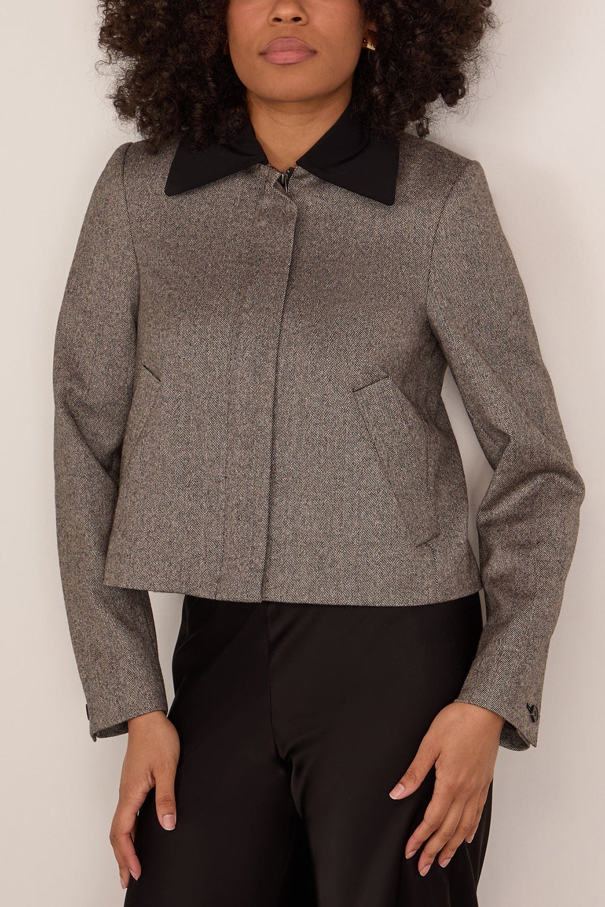Floyd Jacket in Black/White - Image 3