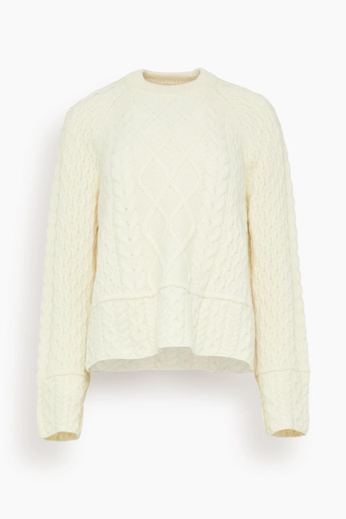 Folk Top in Ecru