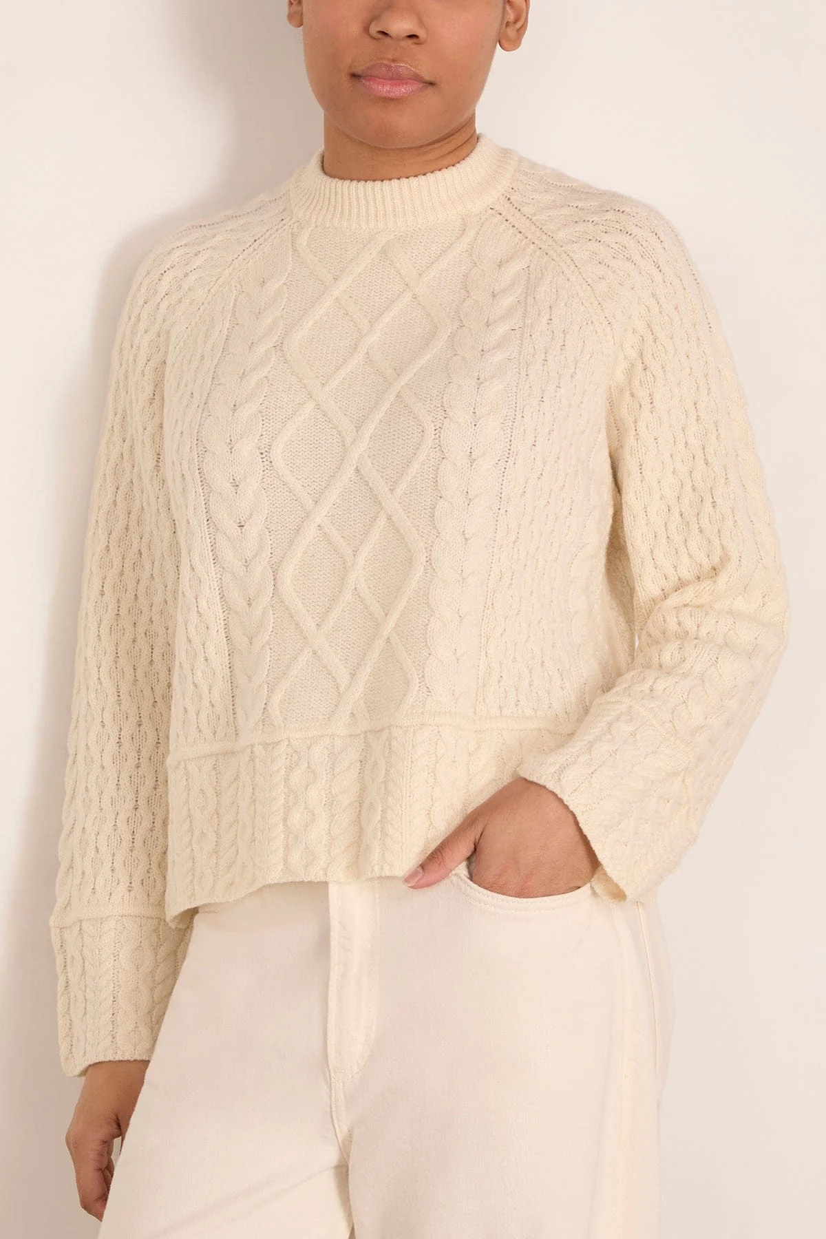 Folk Top in Ecru - Image 3
