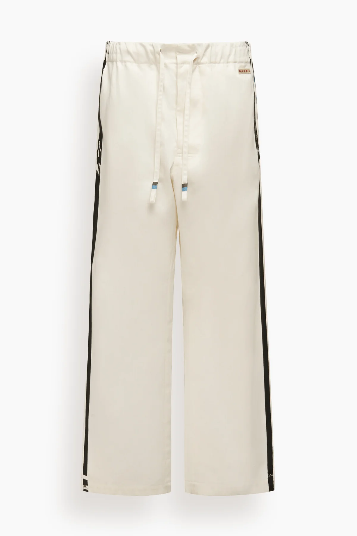 Gabardine Track Pants in Lily White