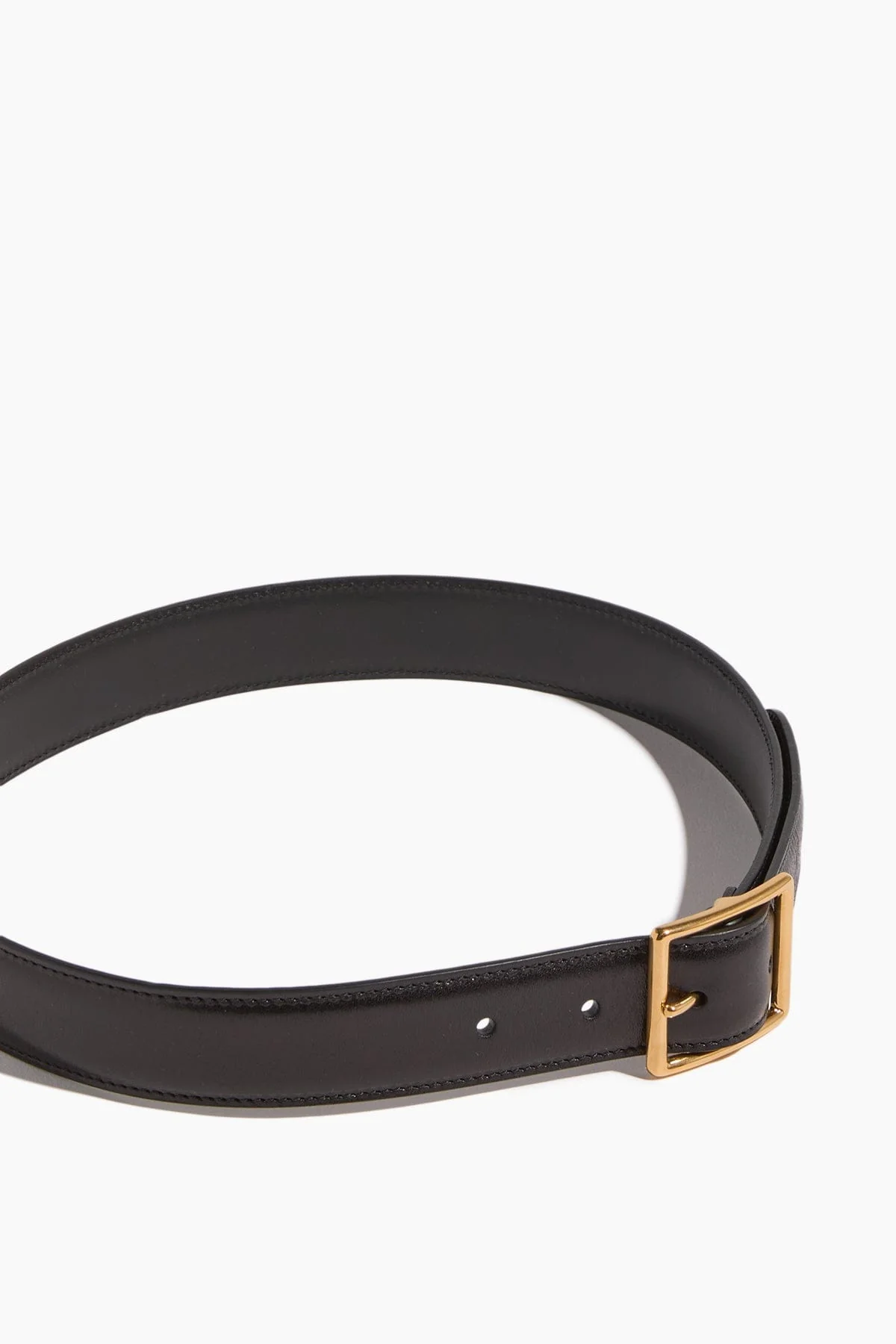 Gabriele Belt in Black with Antique Gold - Image 3