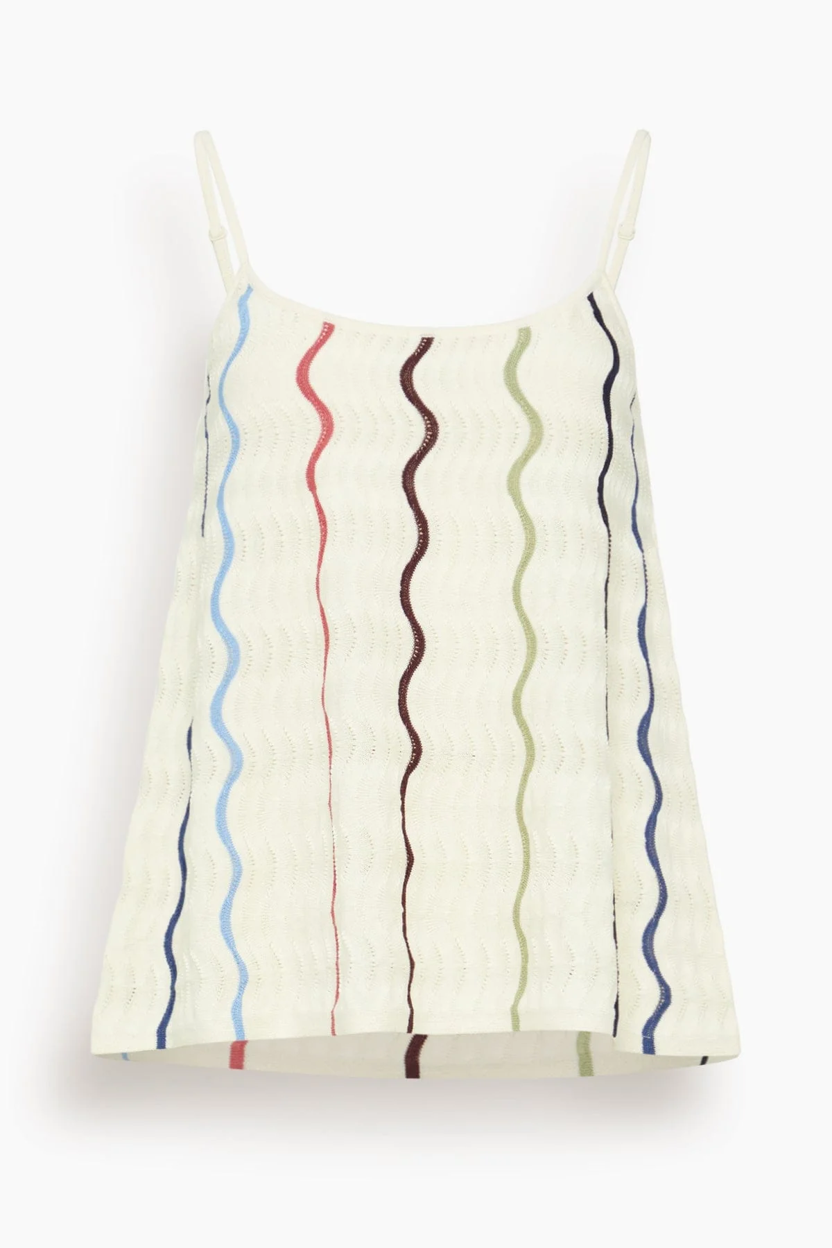 Gigi Knit Tank in Cream Multi