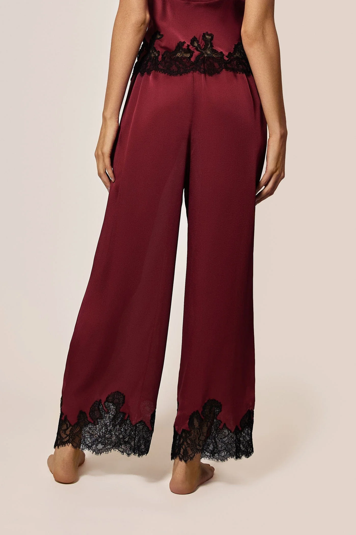 Giselle Pajama Pant in Brick Dust - Image 5