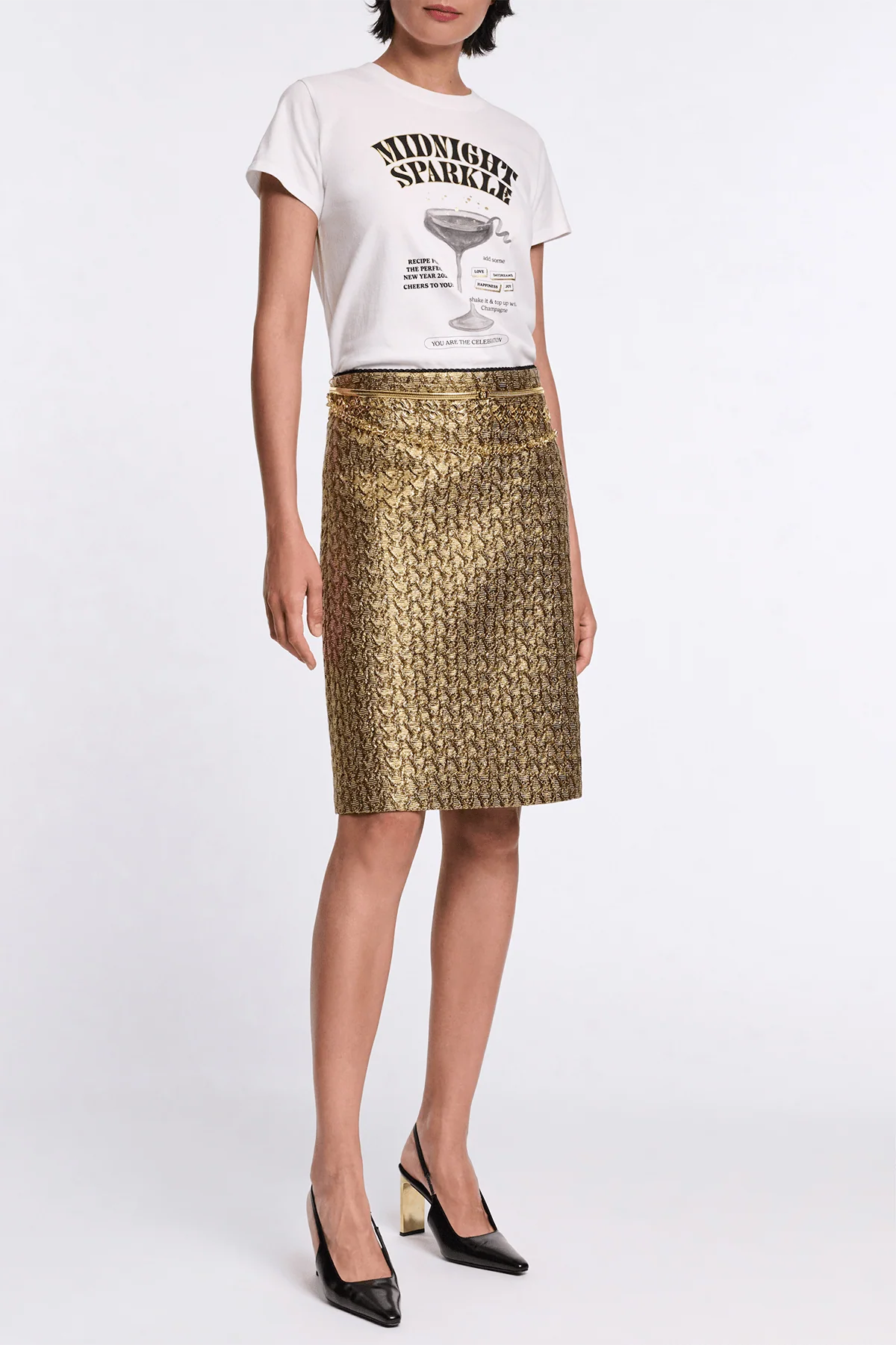 Golden Hour Skirt in Gold - Image 2