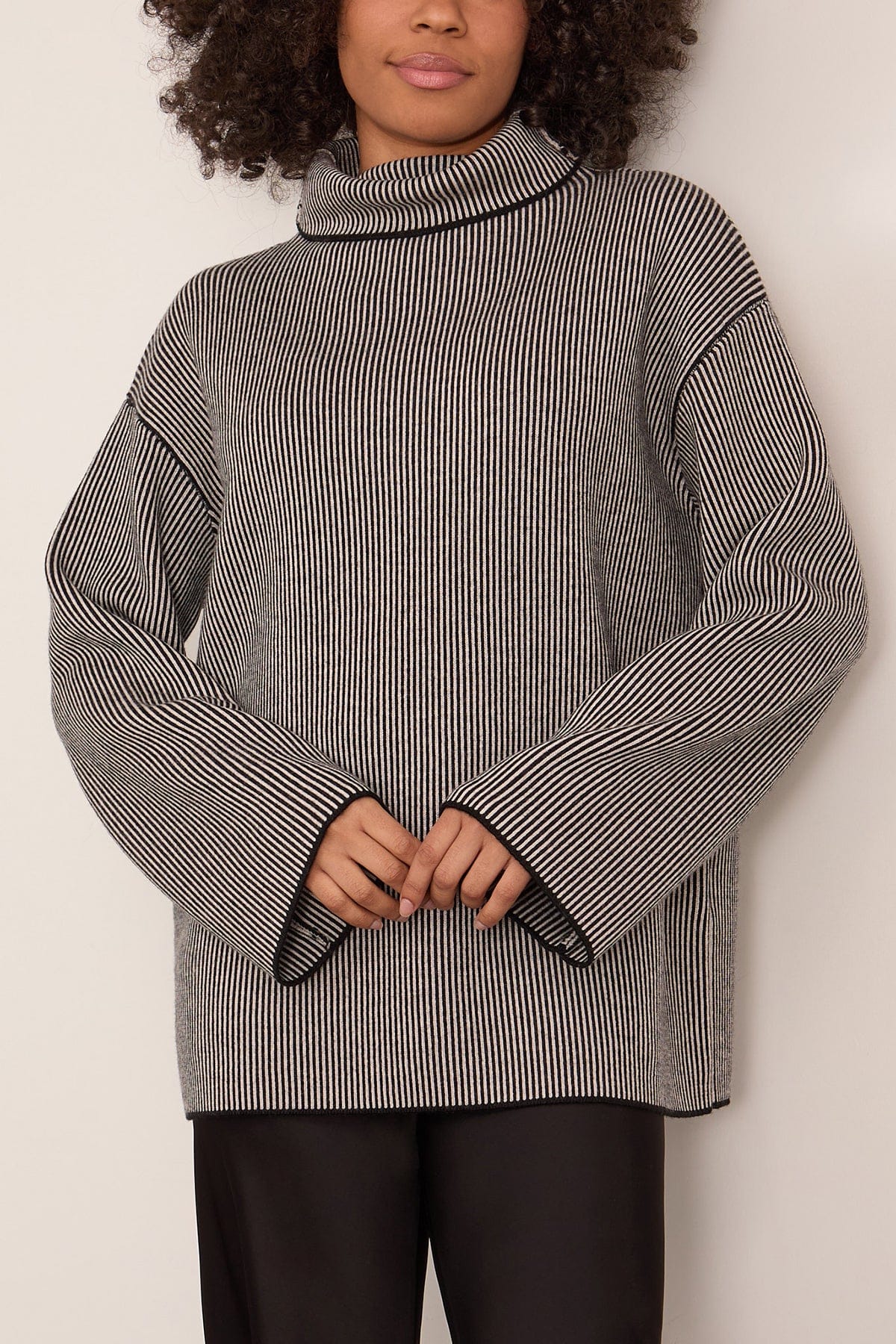 Harriet Knit in Black/White - Image 3