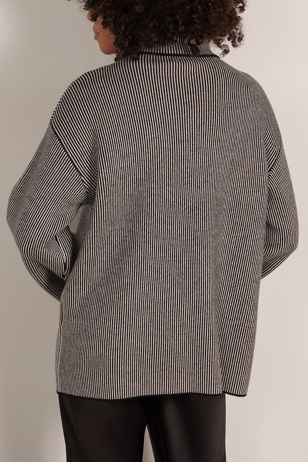 Harriet Knit in Black/White - Image 4