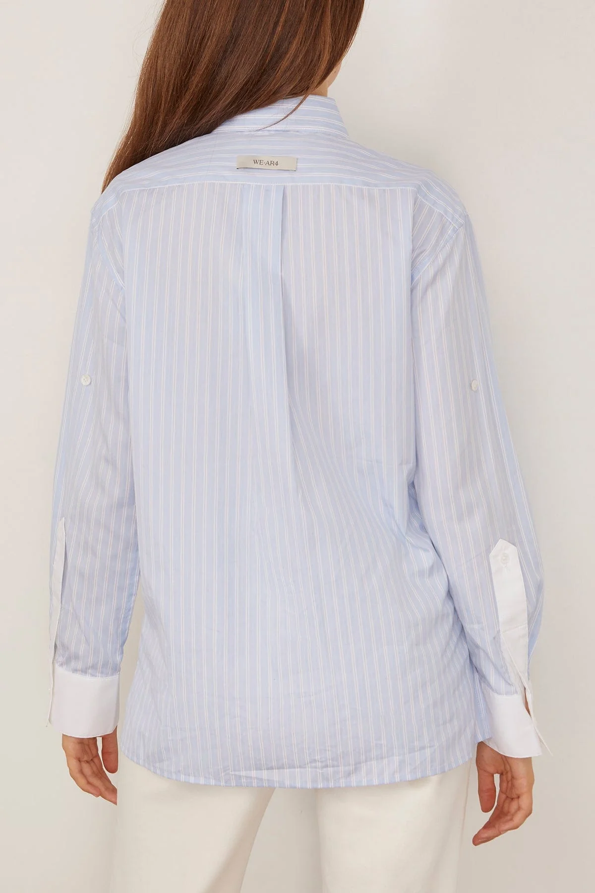 Haze Shirt in Pale Blue Stripe - Image 4