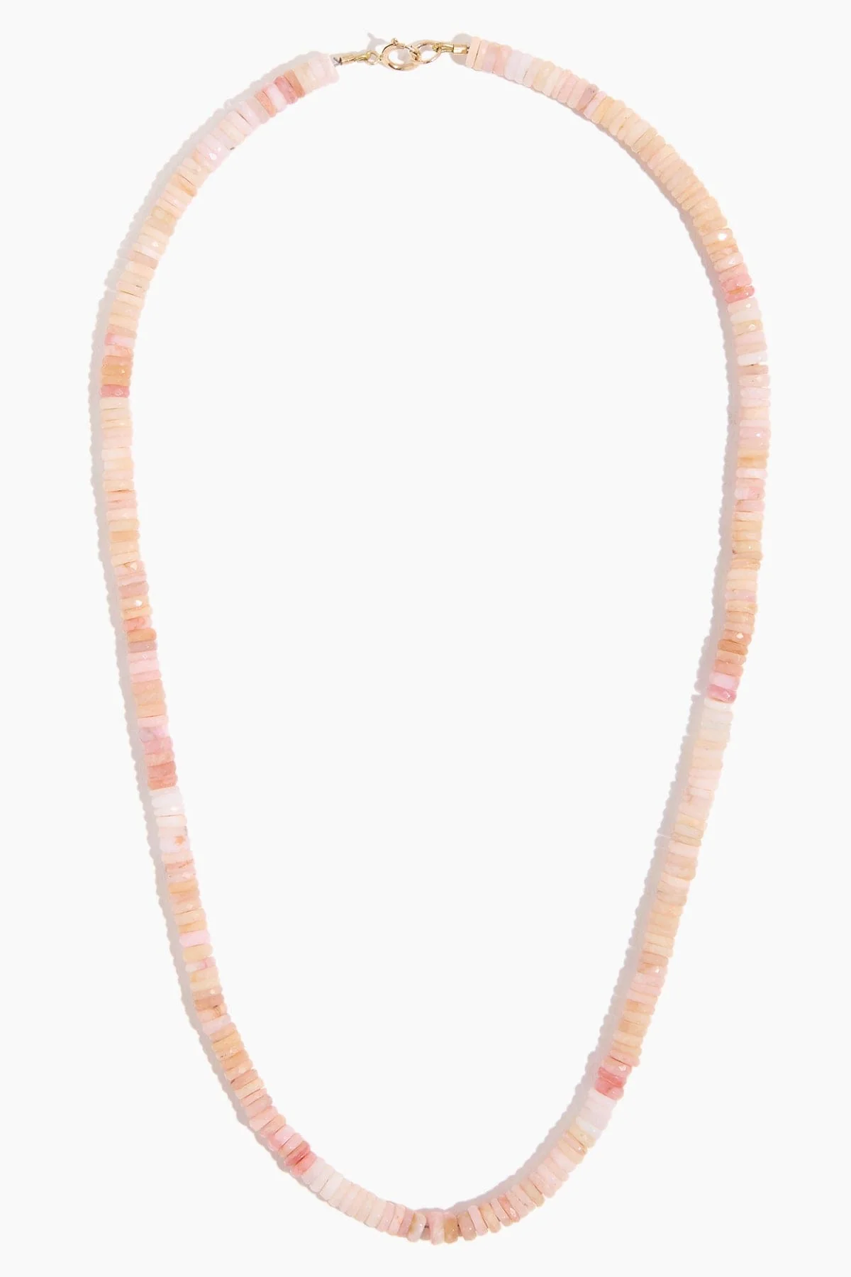 Heishi Necklace in Shaded Pink Opal - Image 3