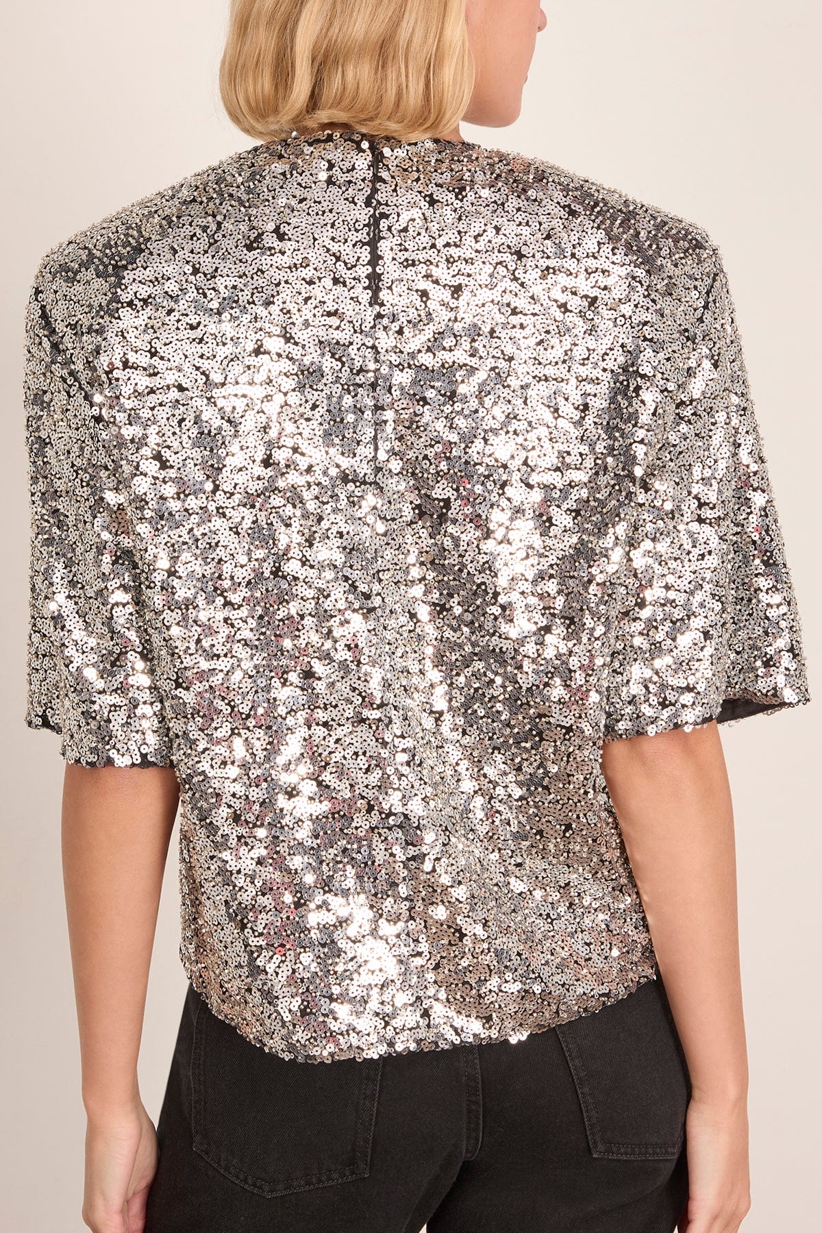 Helga Top in Silver - Image 4