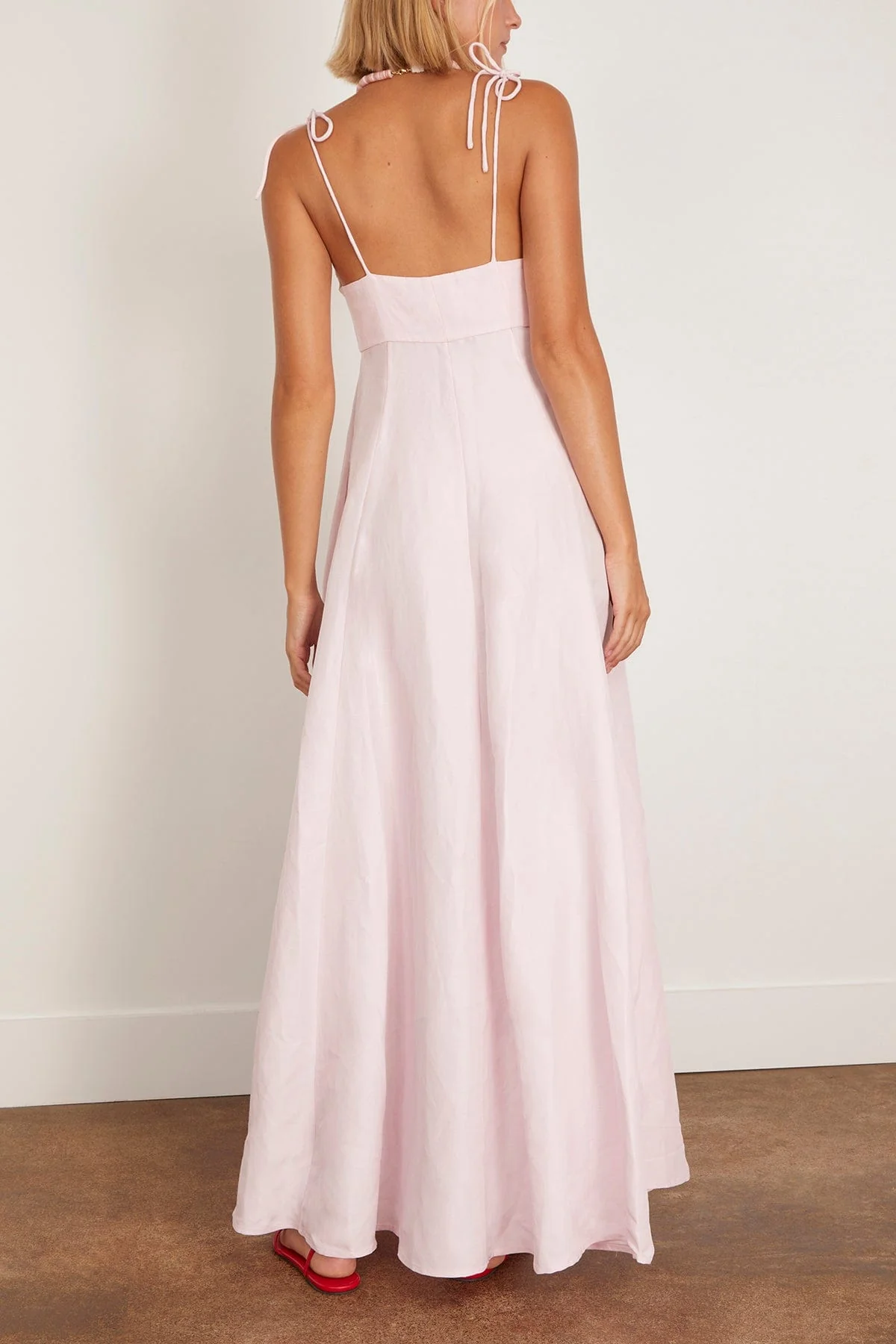 High Garden Maxi Dress in Blush - Image 4