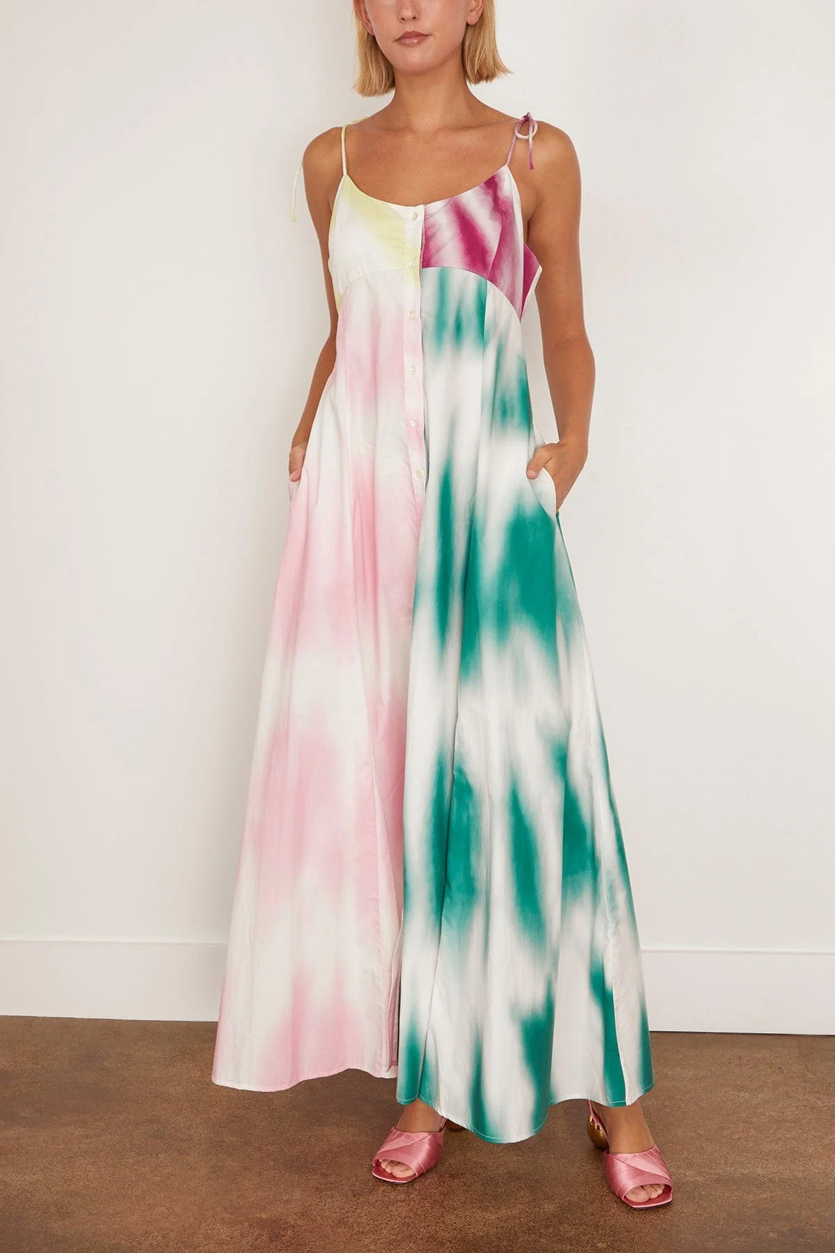 High Garden Maxi Dress in Tie Dye - Image 3