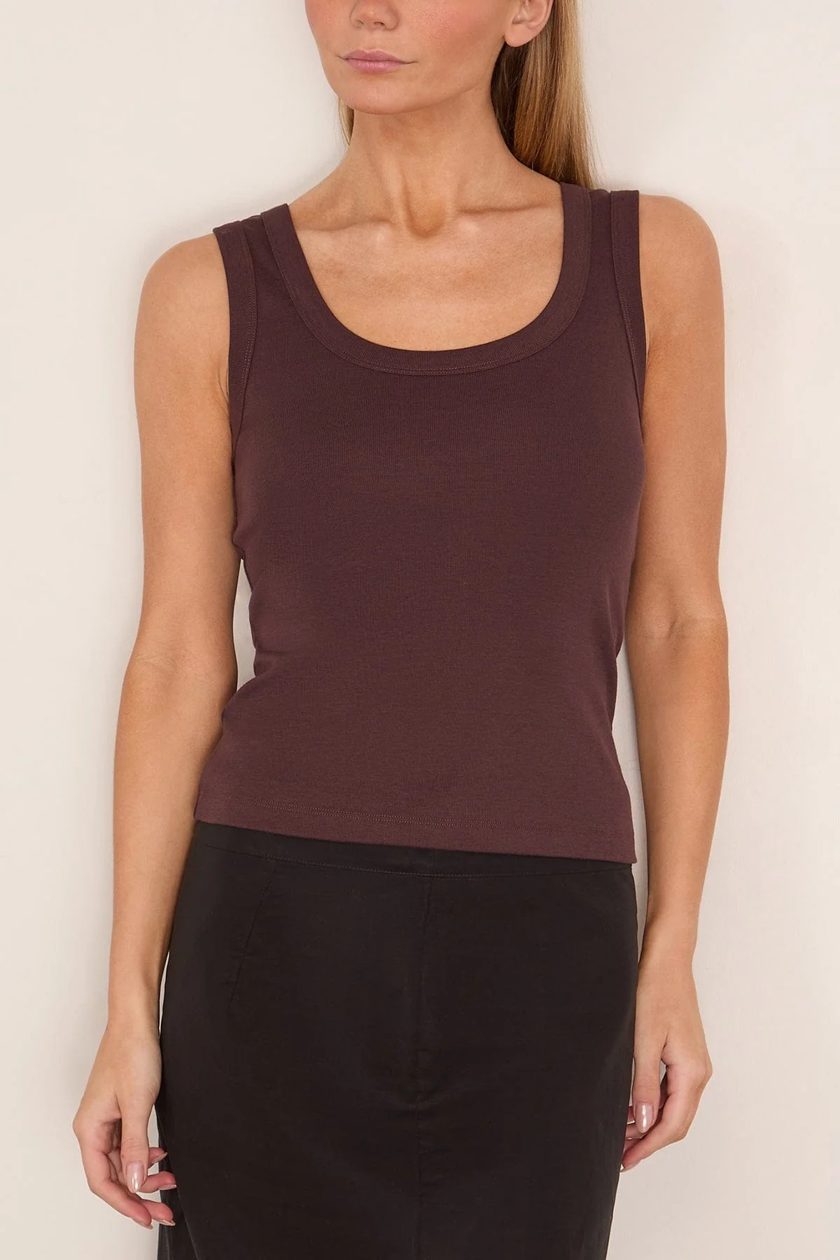 Hillie Tank in Choco Plum - Image 3