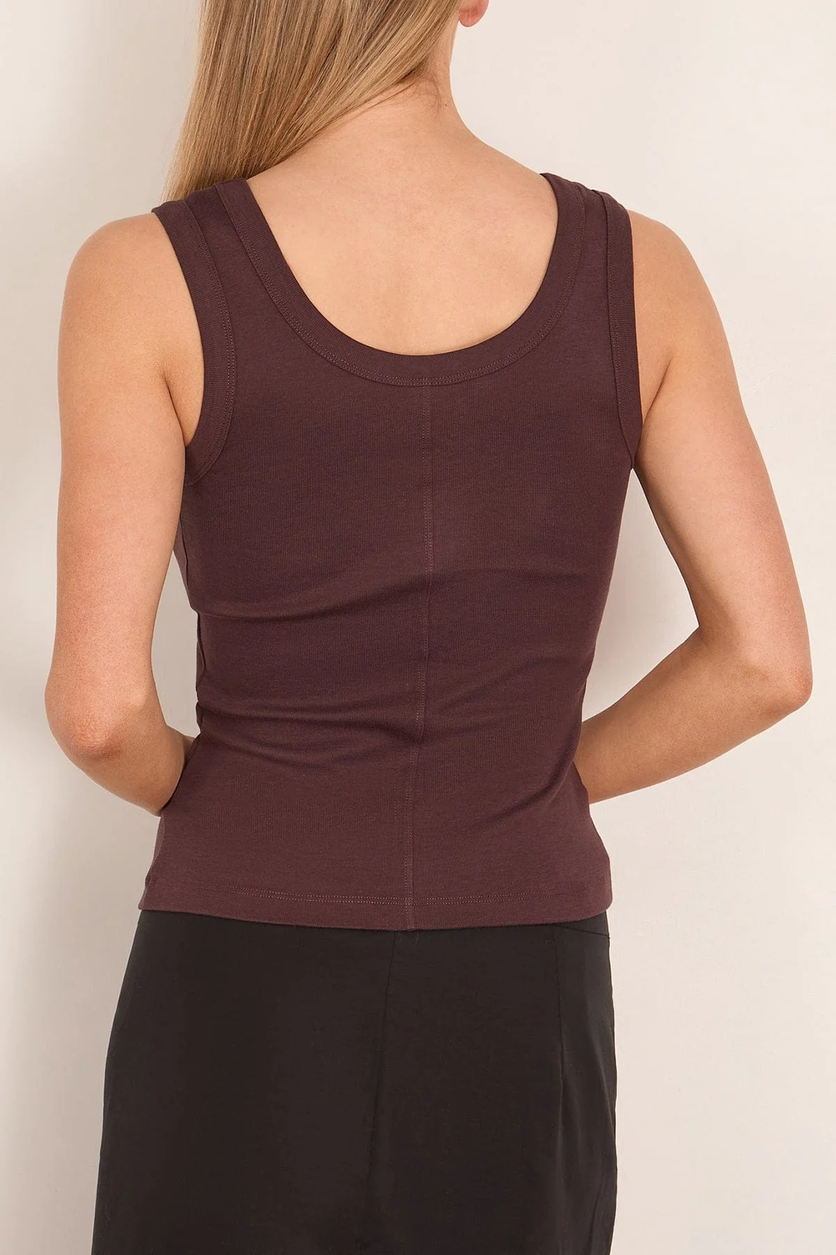 Hillie Tank in Choco Plum - Image 4