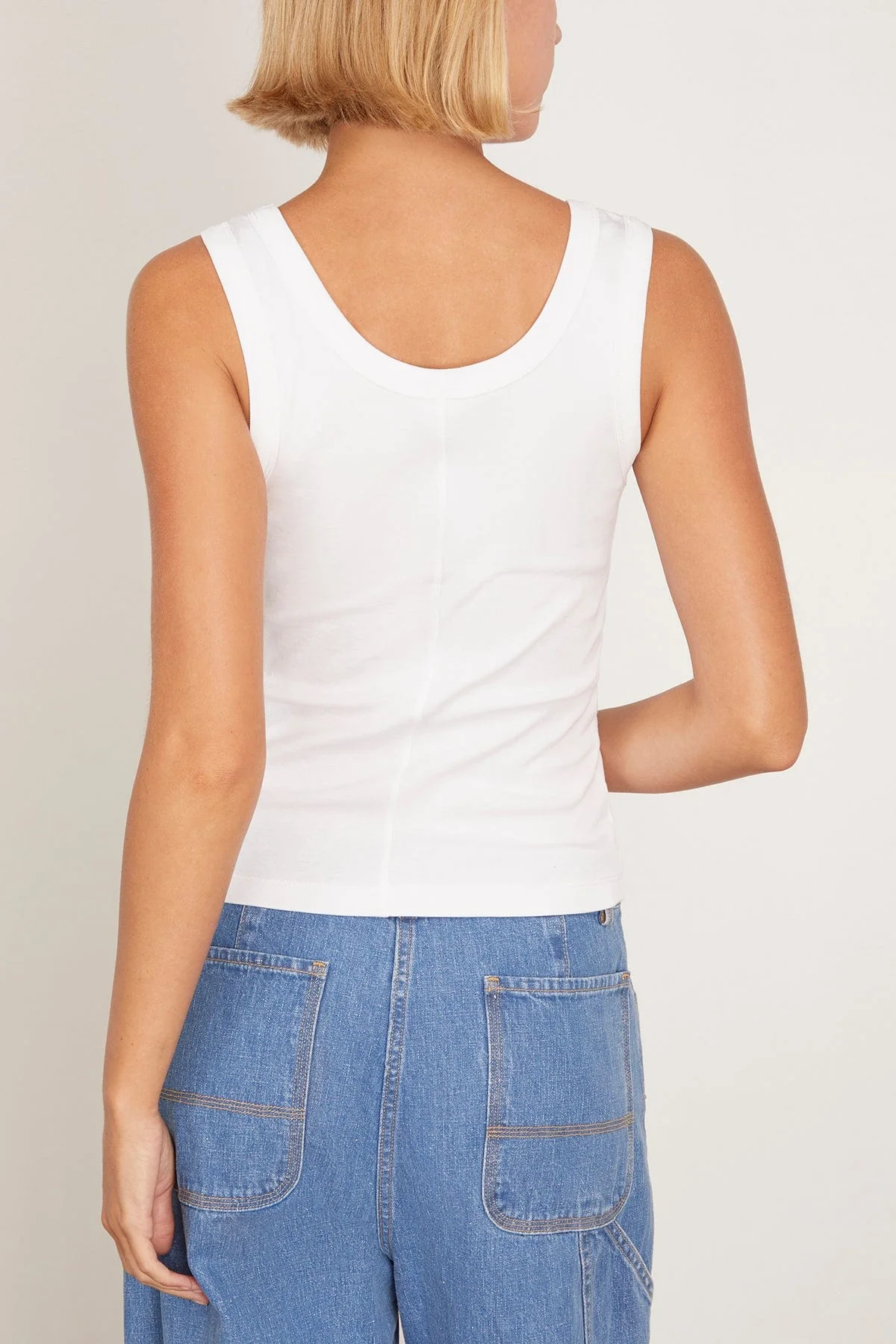 Hillie Tank in White - Image 4