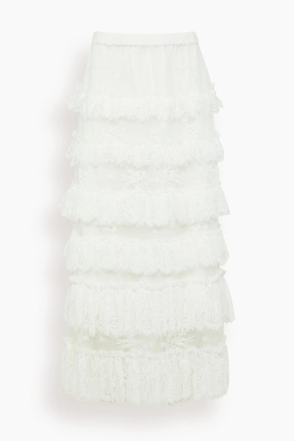 Holden Lace Skirt in White