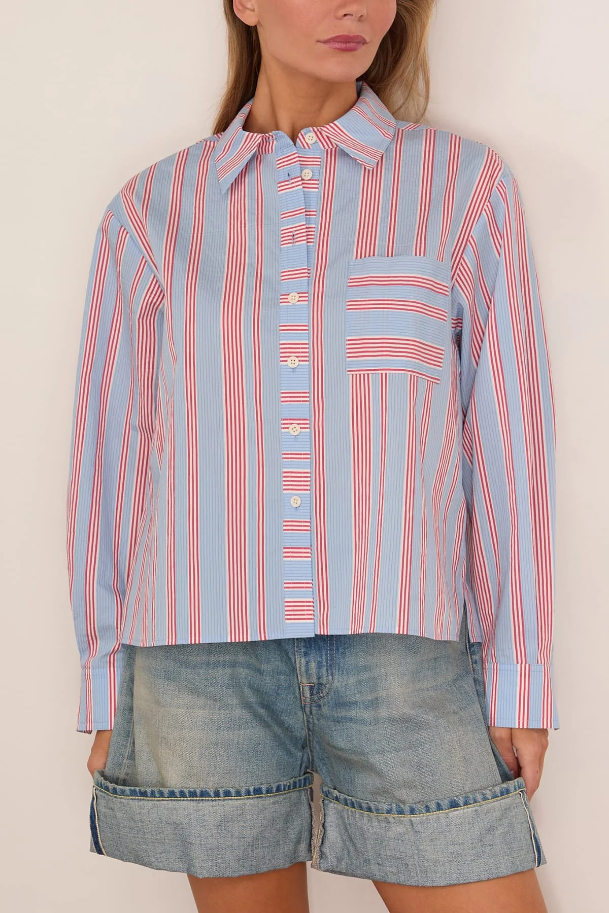Hudson Shirt in Seaside Stripe - Image 3