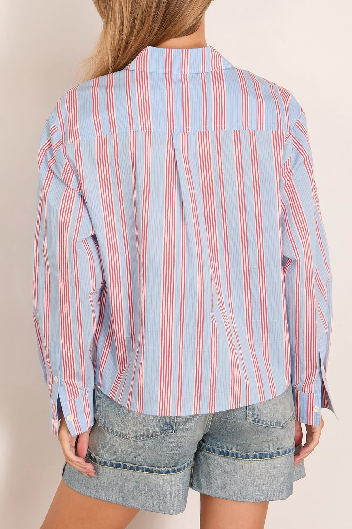Hudson Shirt in Seaside Stripe - Image 4