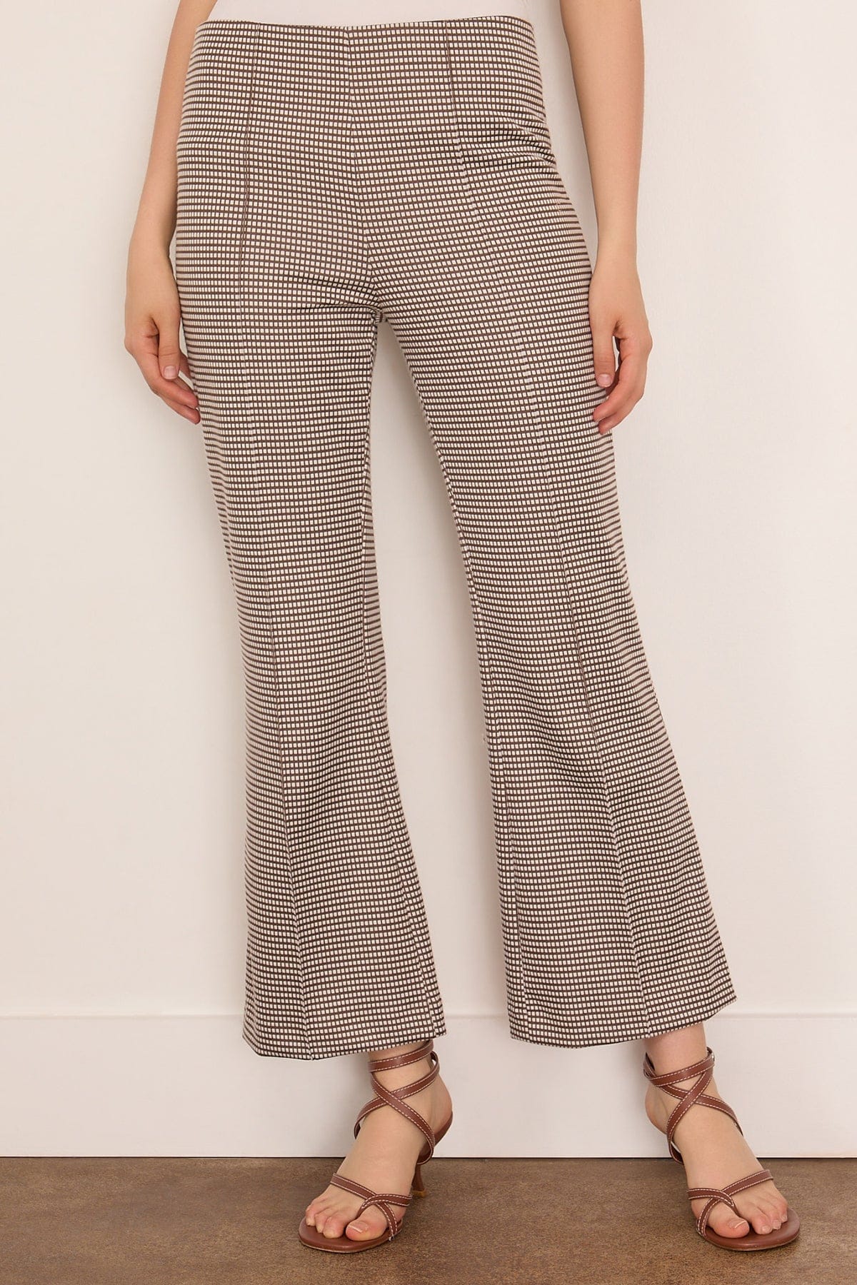 Irina Kick Flare Pant in Brown - Image 3