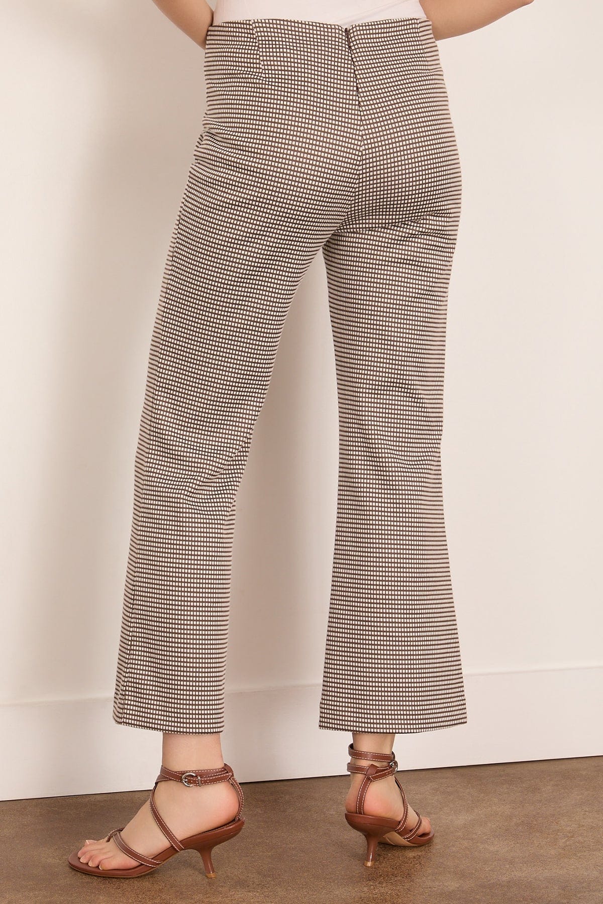 Irina Kick Flare Pant in Brown - Image 4