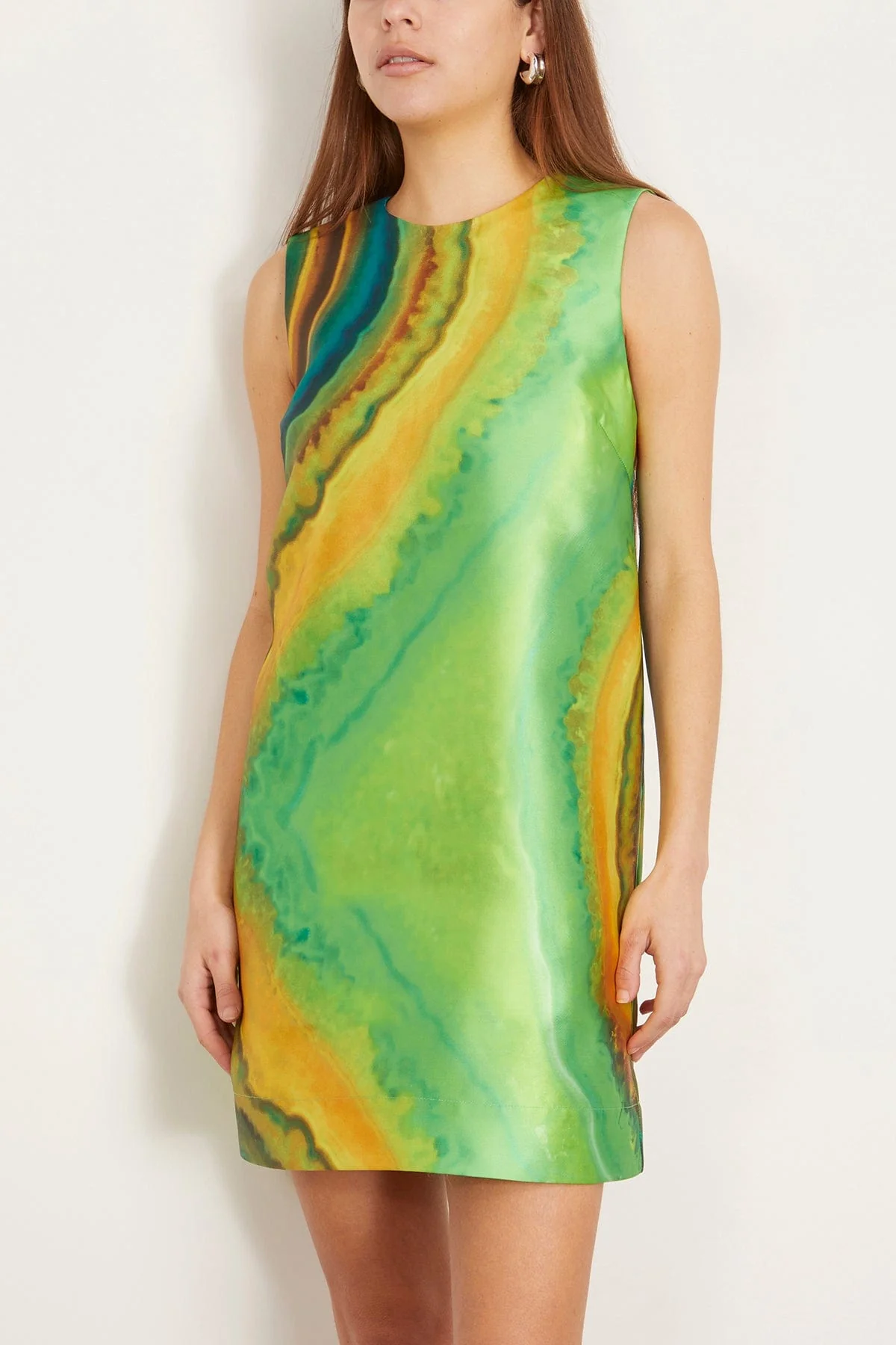 Iris Mini Dress in Green (TS) - Image 3
