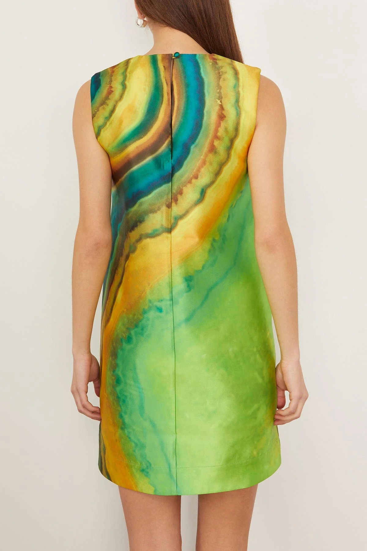 Iris Mini Dress in Green (TS) - Image 4