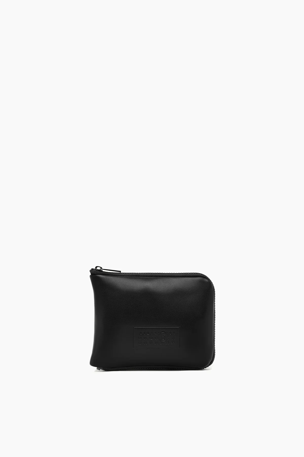Japanese Zip Around Pouch in Black/Silver - Image 5