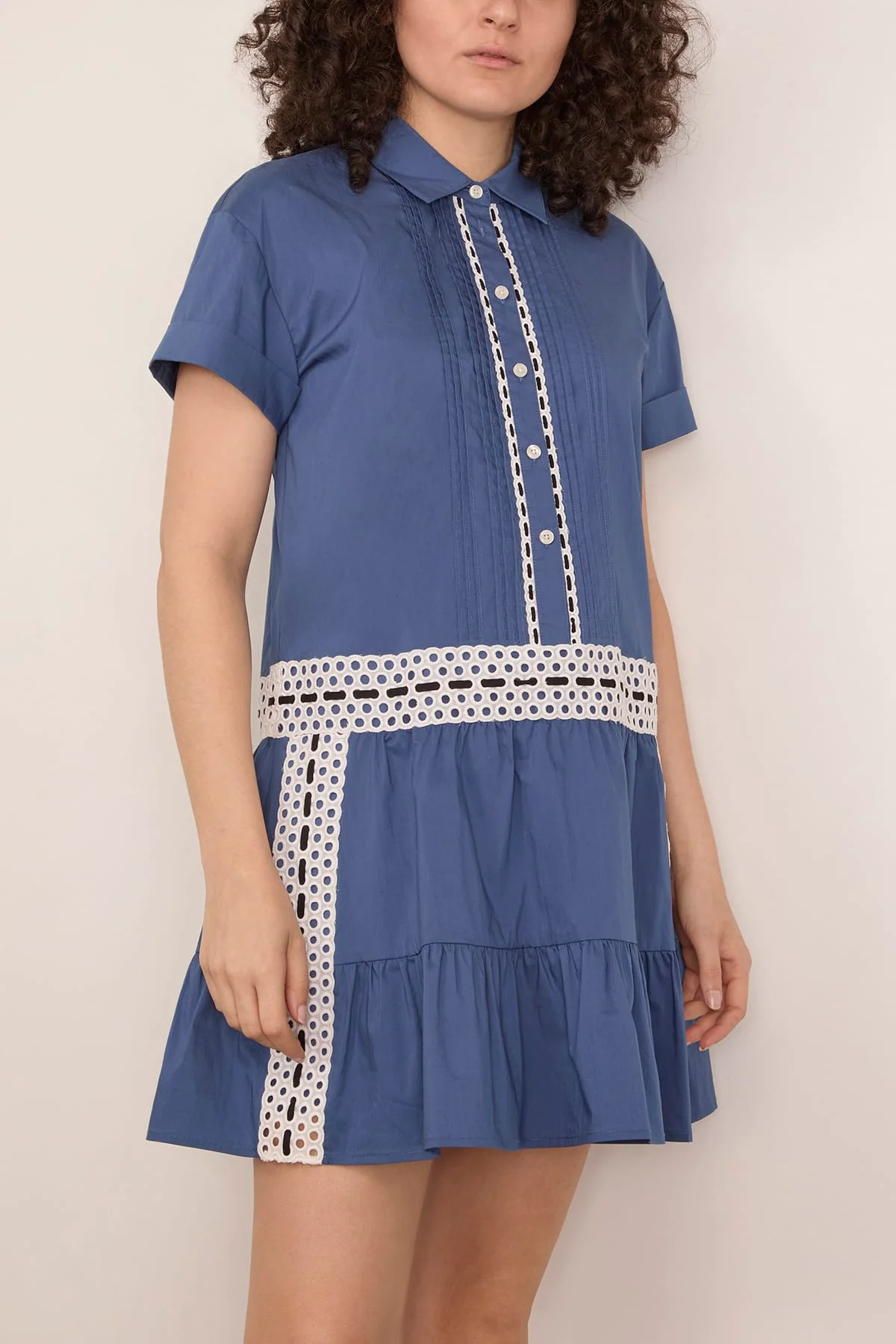 Jasmine Dress in French Blue - Image 3
