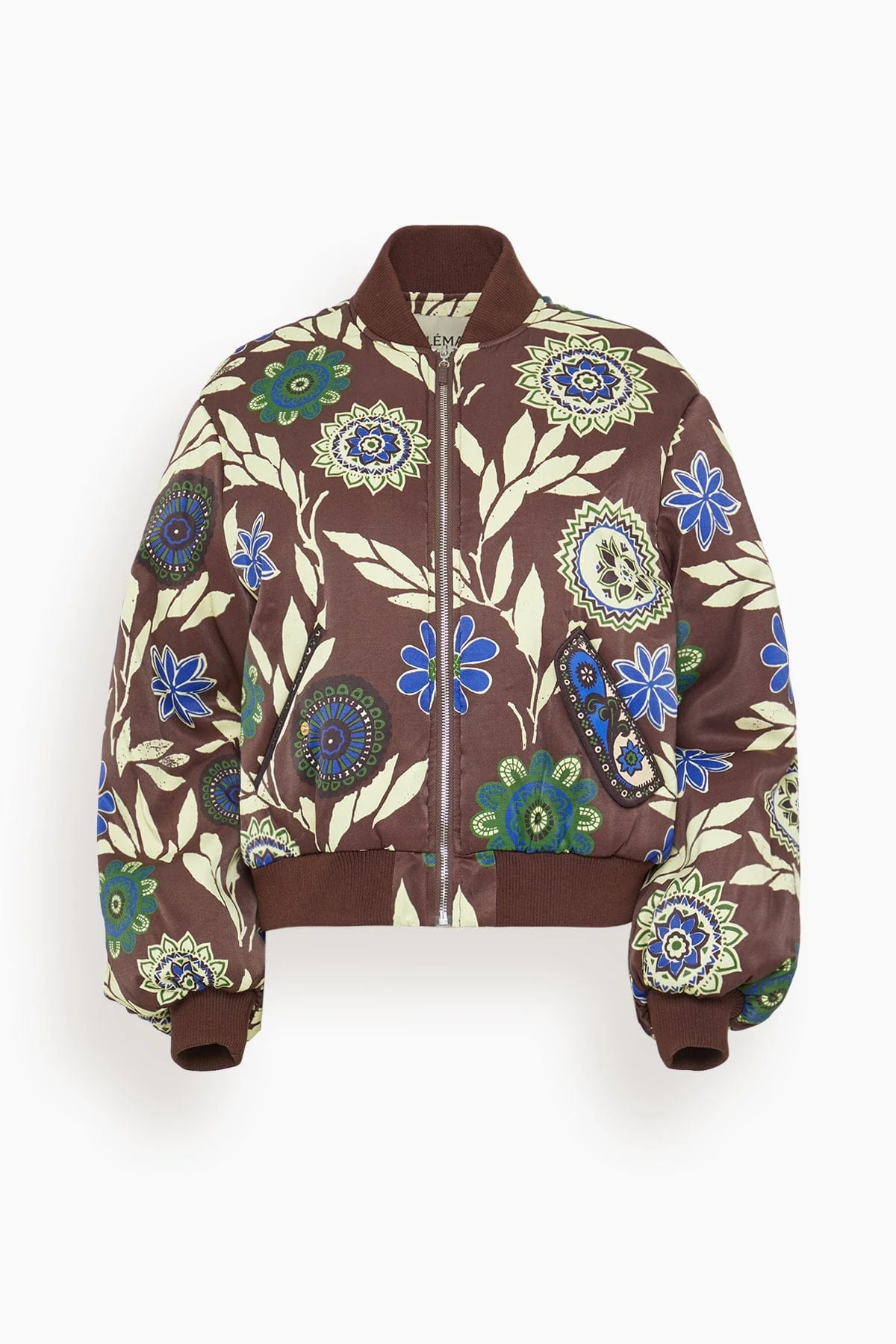 Jasper Bomber Jacket in Chocolate