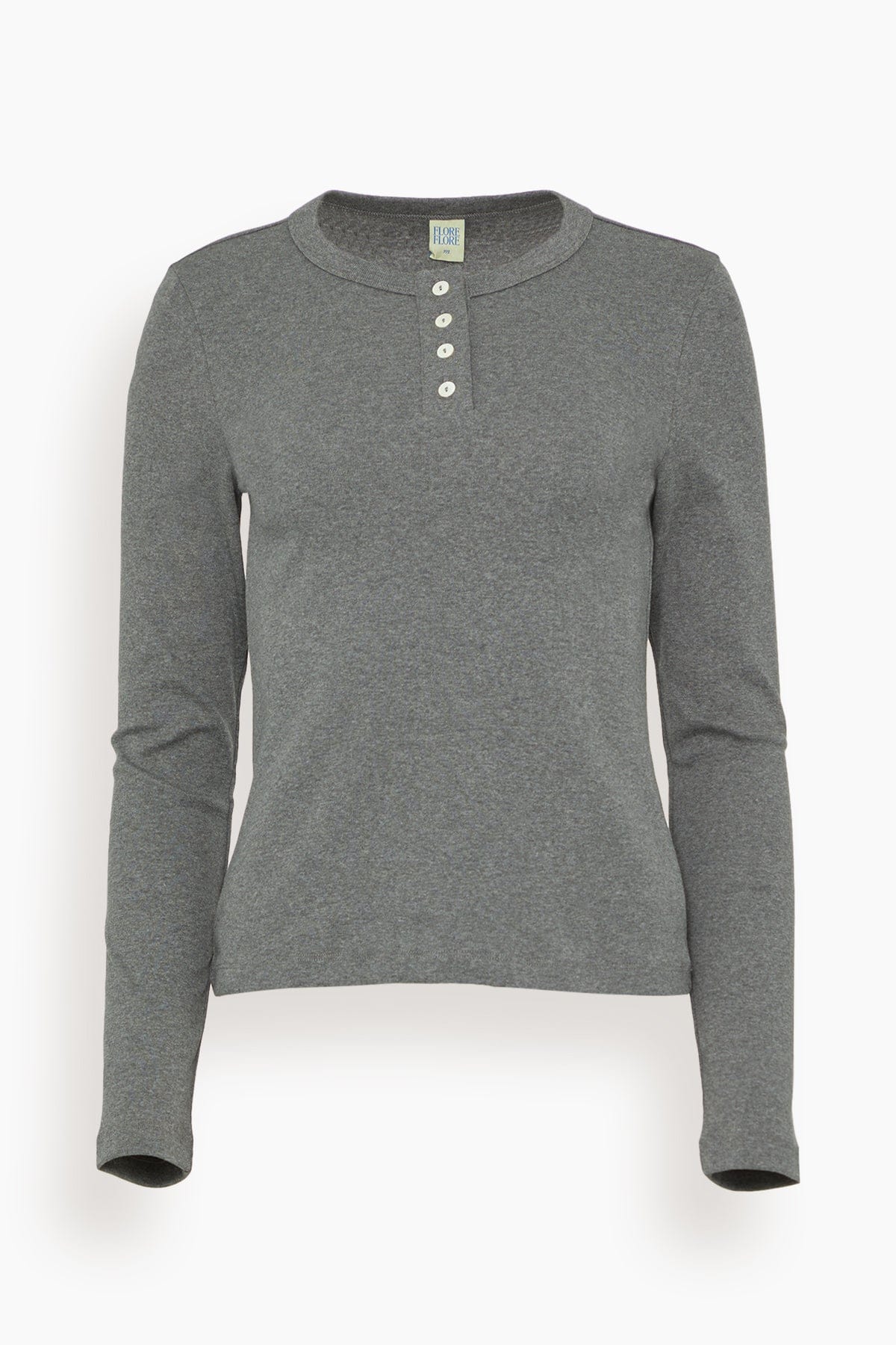 Jess Long Sleeve Top in Melee Grey