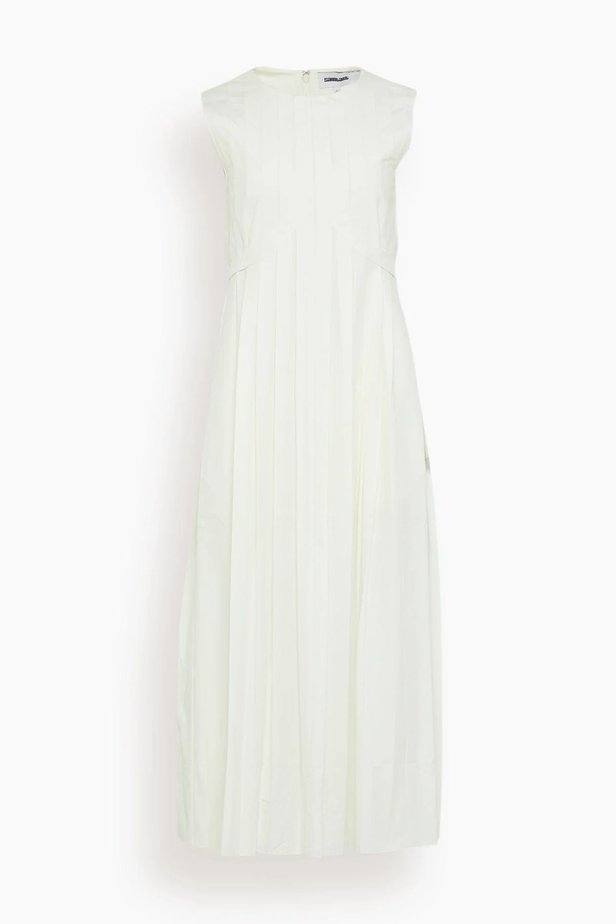 Judson Pleated Maxi Dress in Ivory