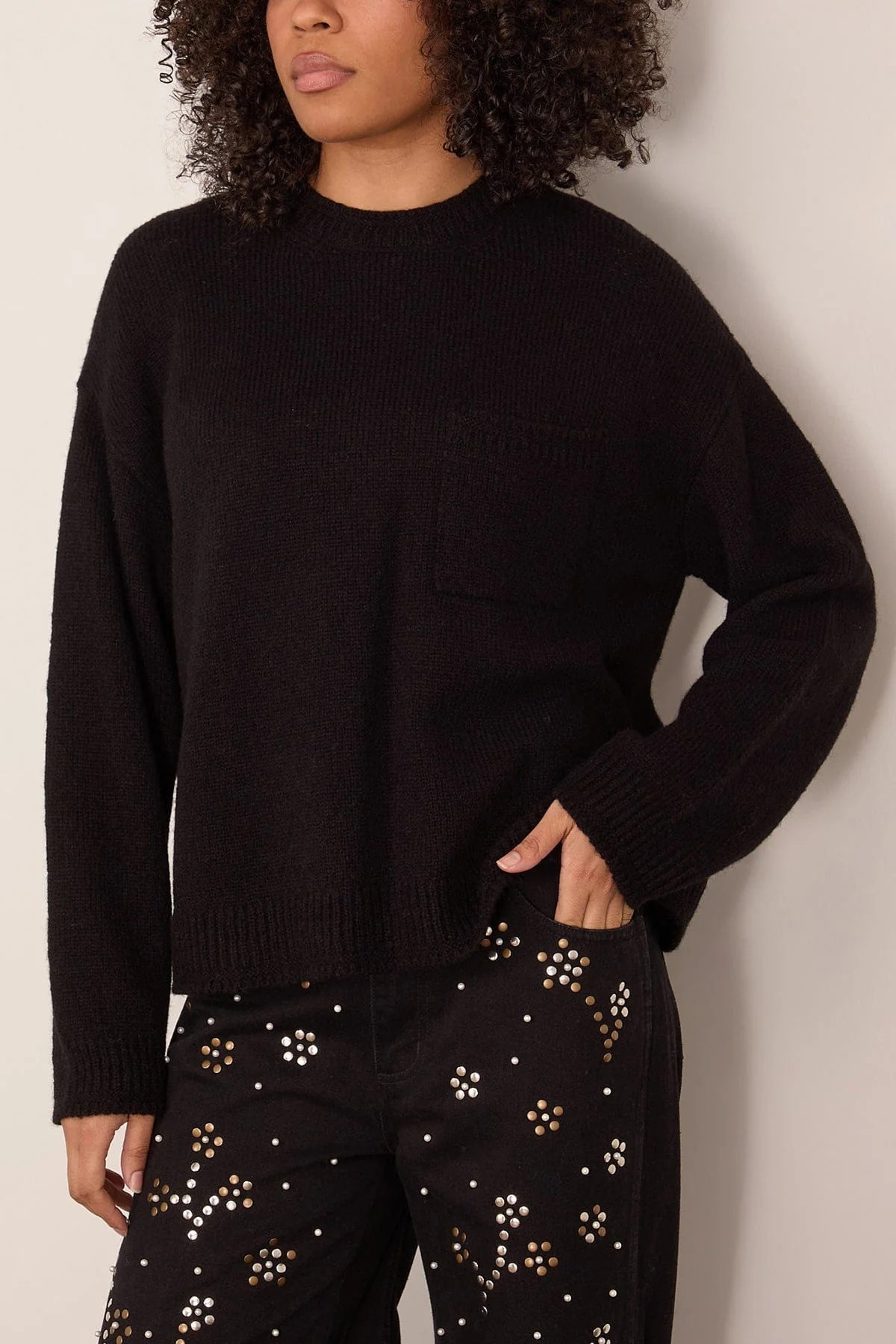 Julien Sweater in Black - Image 3
