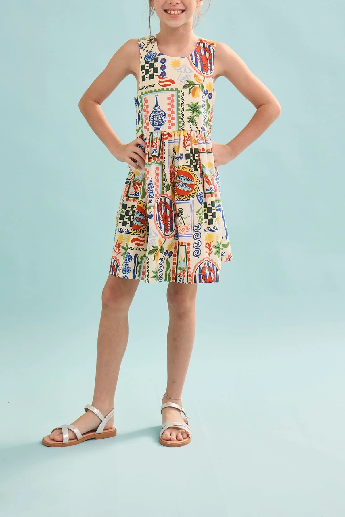 June Dress Kids in Coastal Conversation - Image 3