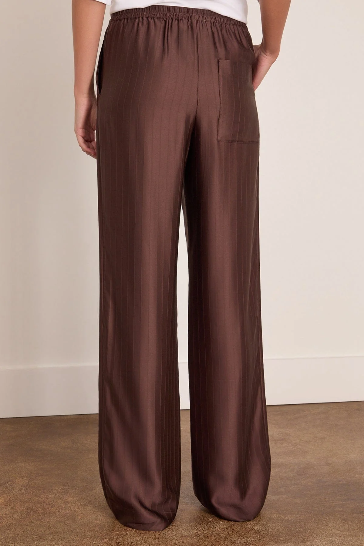 Kadala Loose Fit Pants in Dark Brown - Image 4