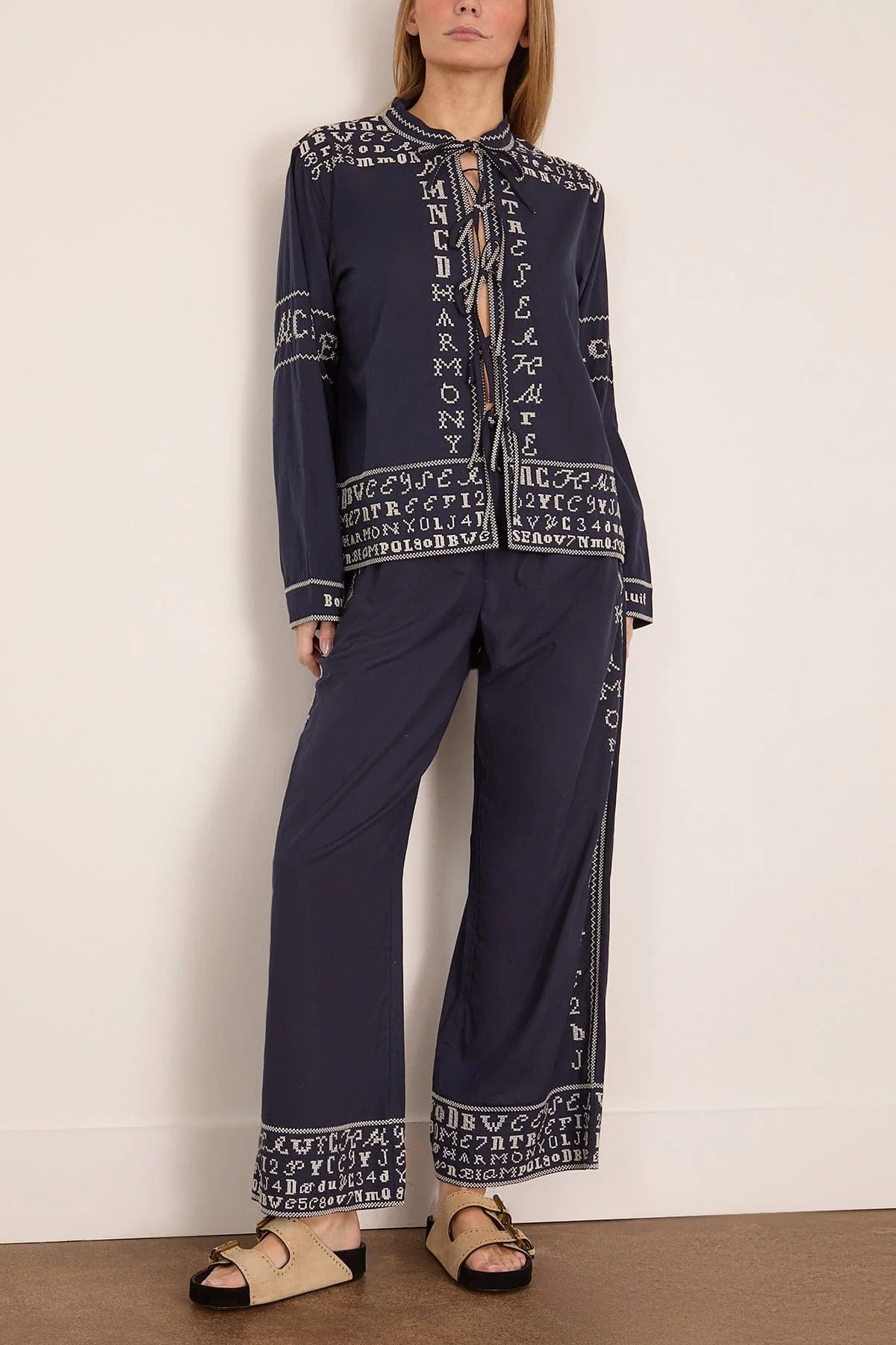 Kit Sleepwear Pajama Set in Navy - Image 2
