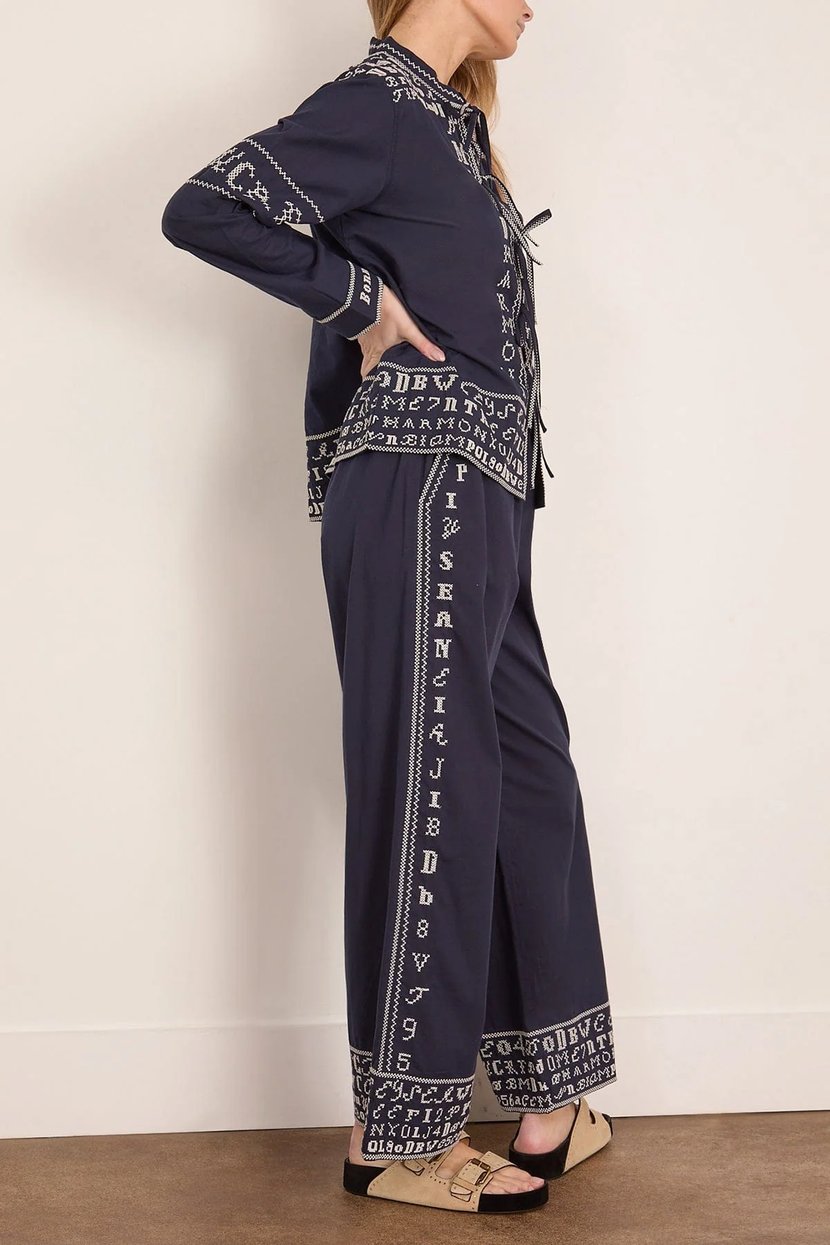 Kit Sleepwear Pajama Set in Navy - Image 3