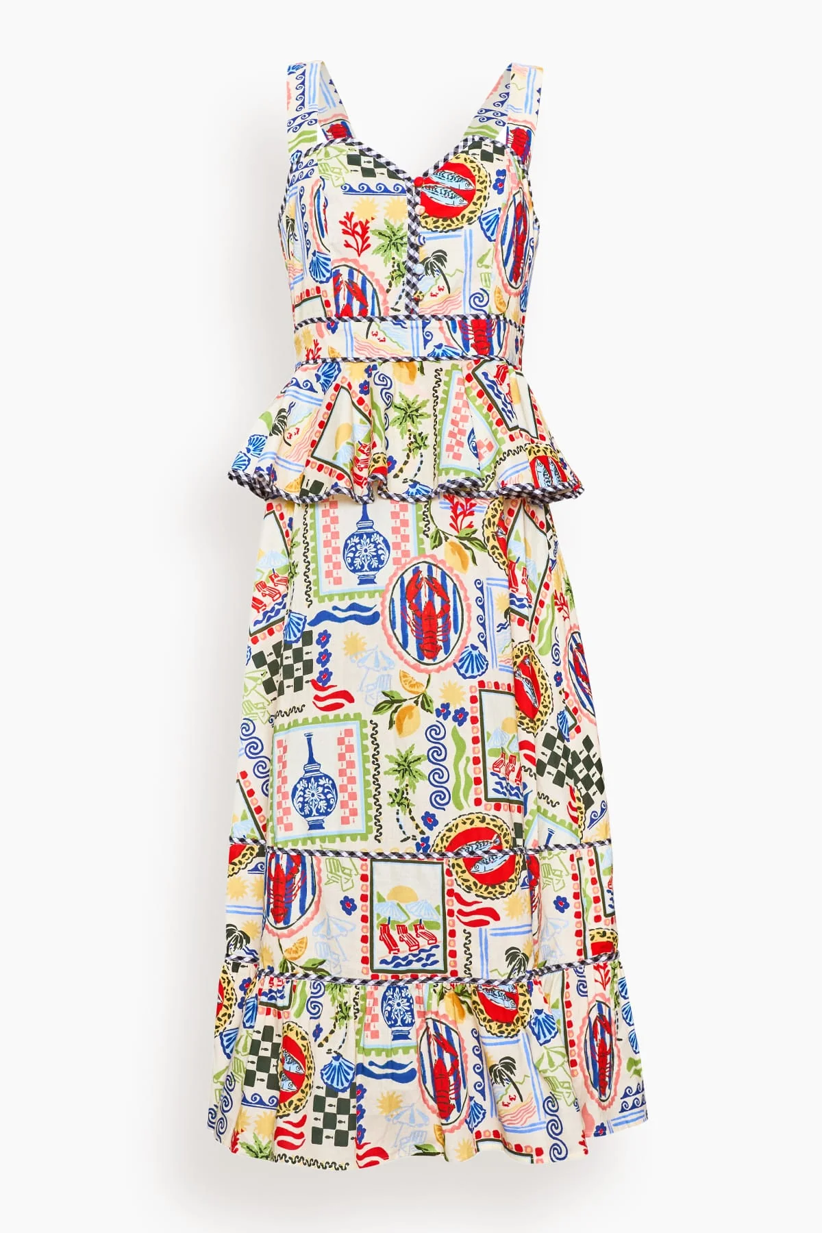 Lacey Dress in Coastal Conversation