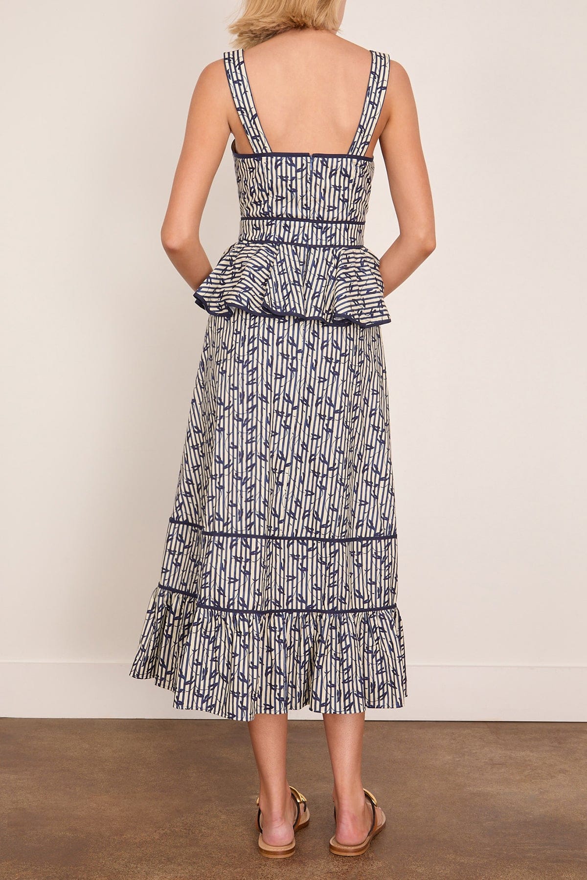 Lacey Dress in Vine Stripe - Image 4