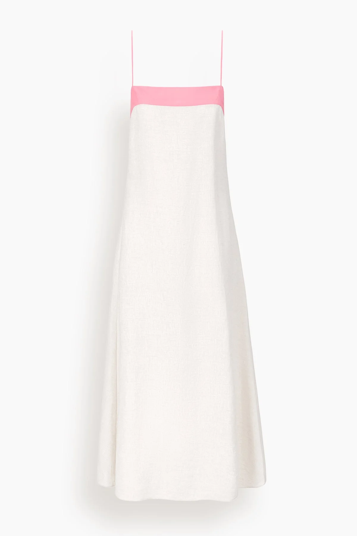 Laura Linen Dress in Blush Canyon