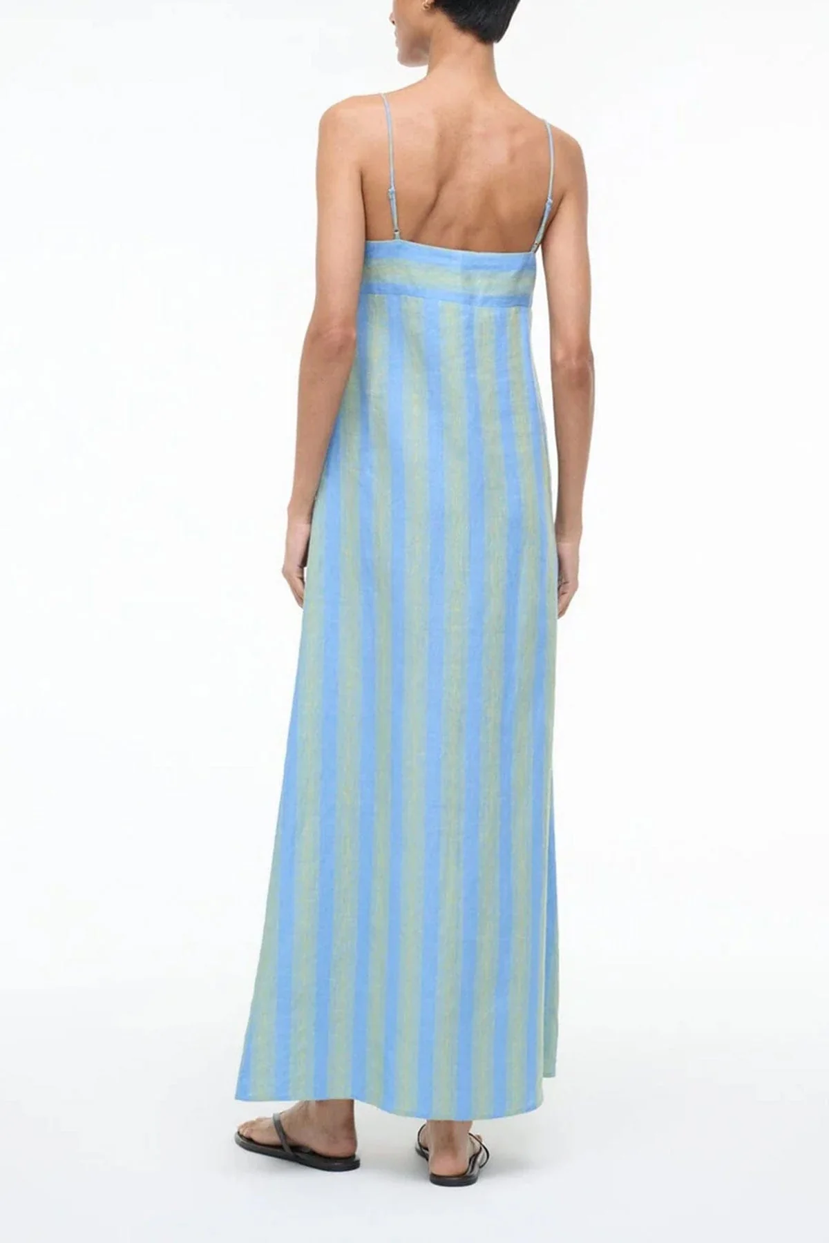 Laura Linen Dress in Seaport Stripe - Image 4