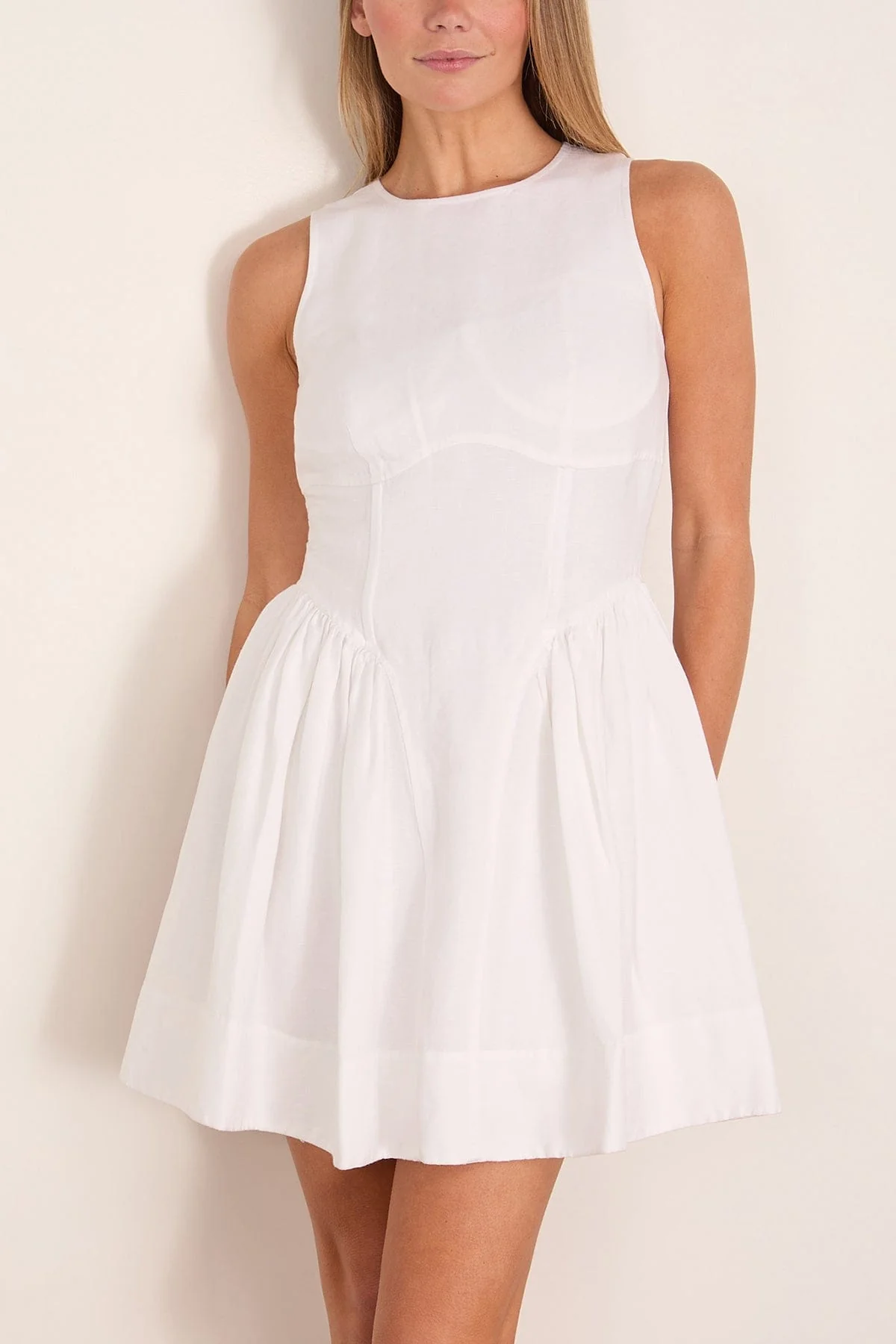 Layne Dress in White - Image 3