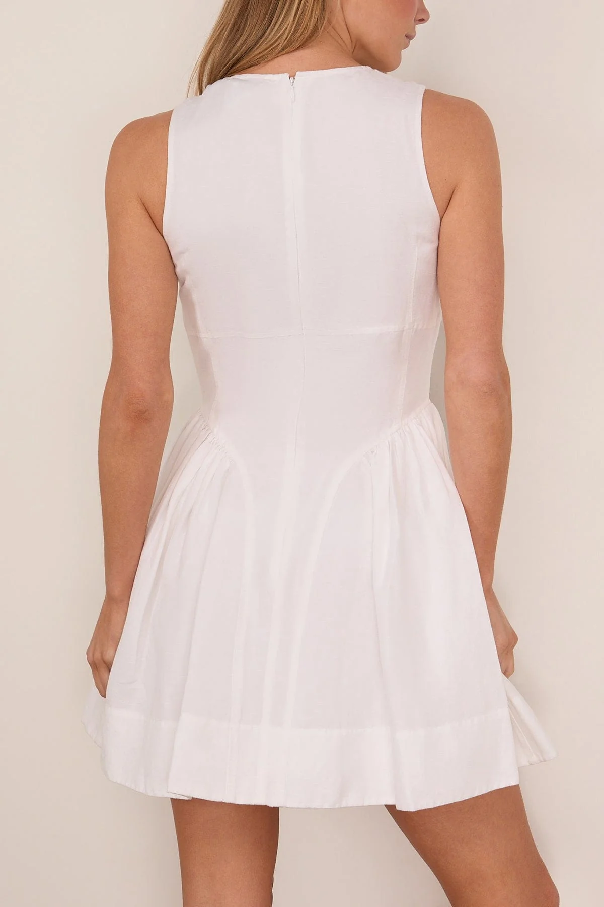 Layne Dress in White - Image 4