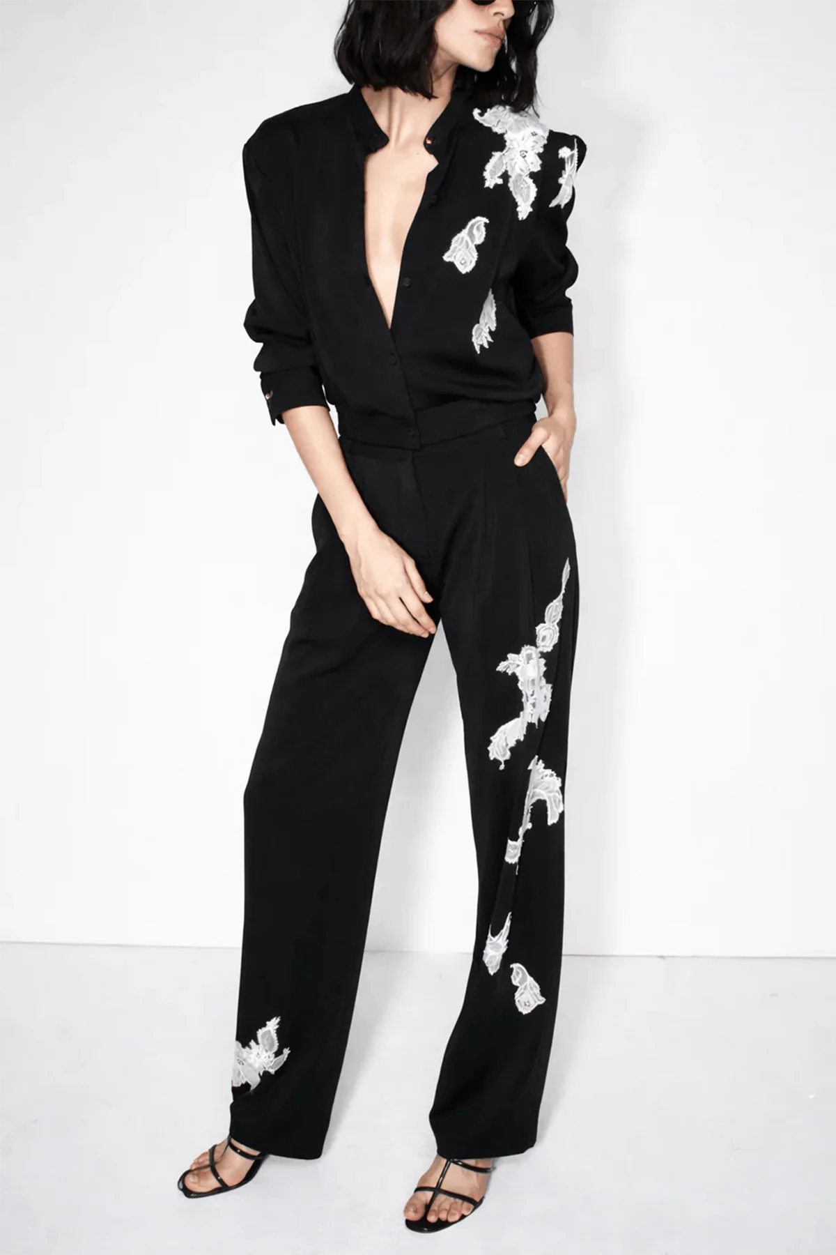 Lazlo Blouse in Black - Image 2
