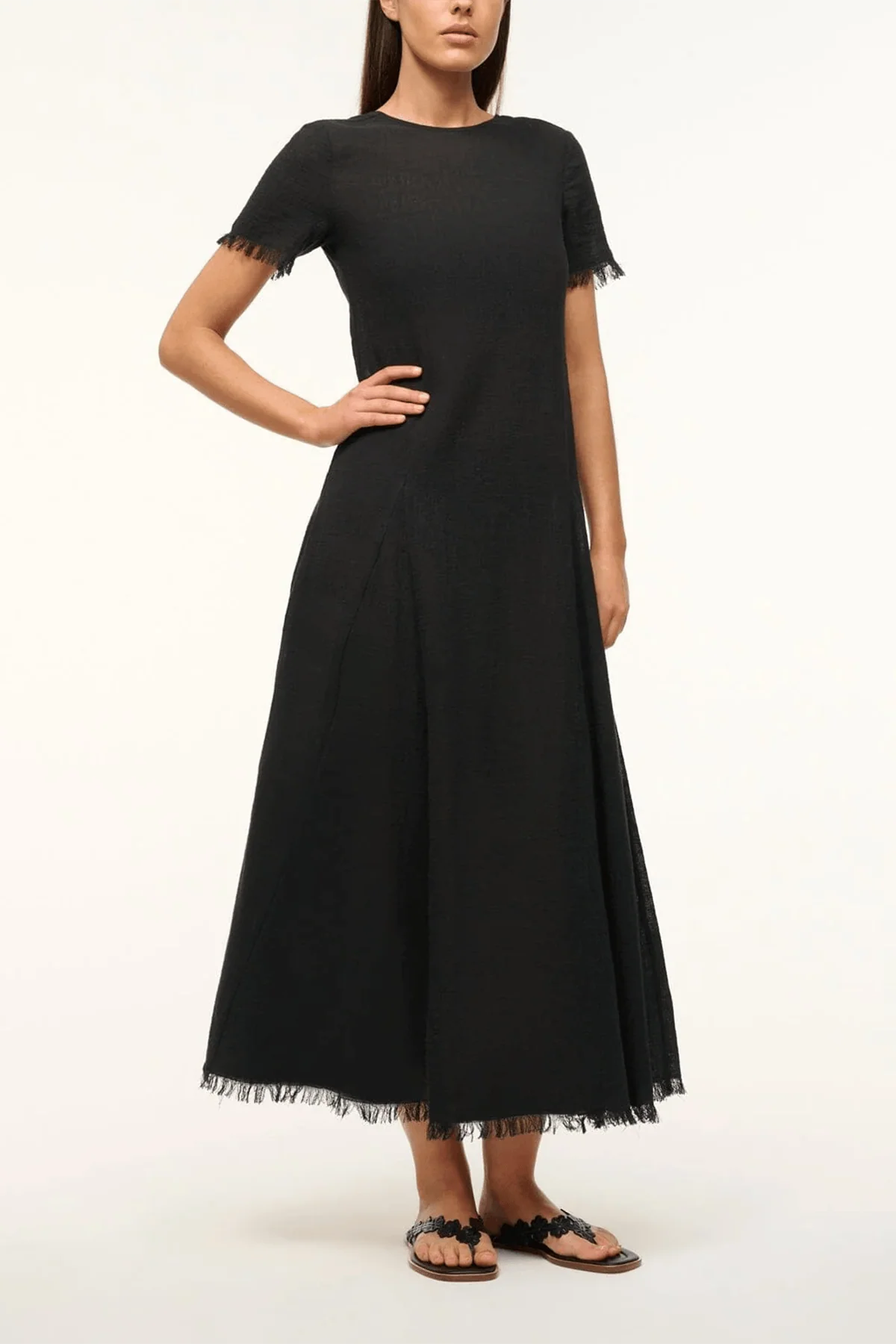 Le Havre Dress in Black - Image 3