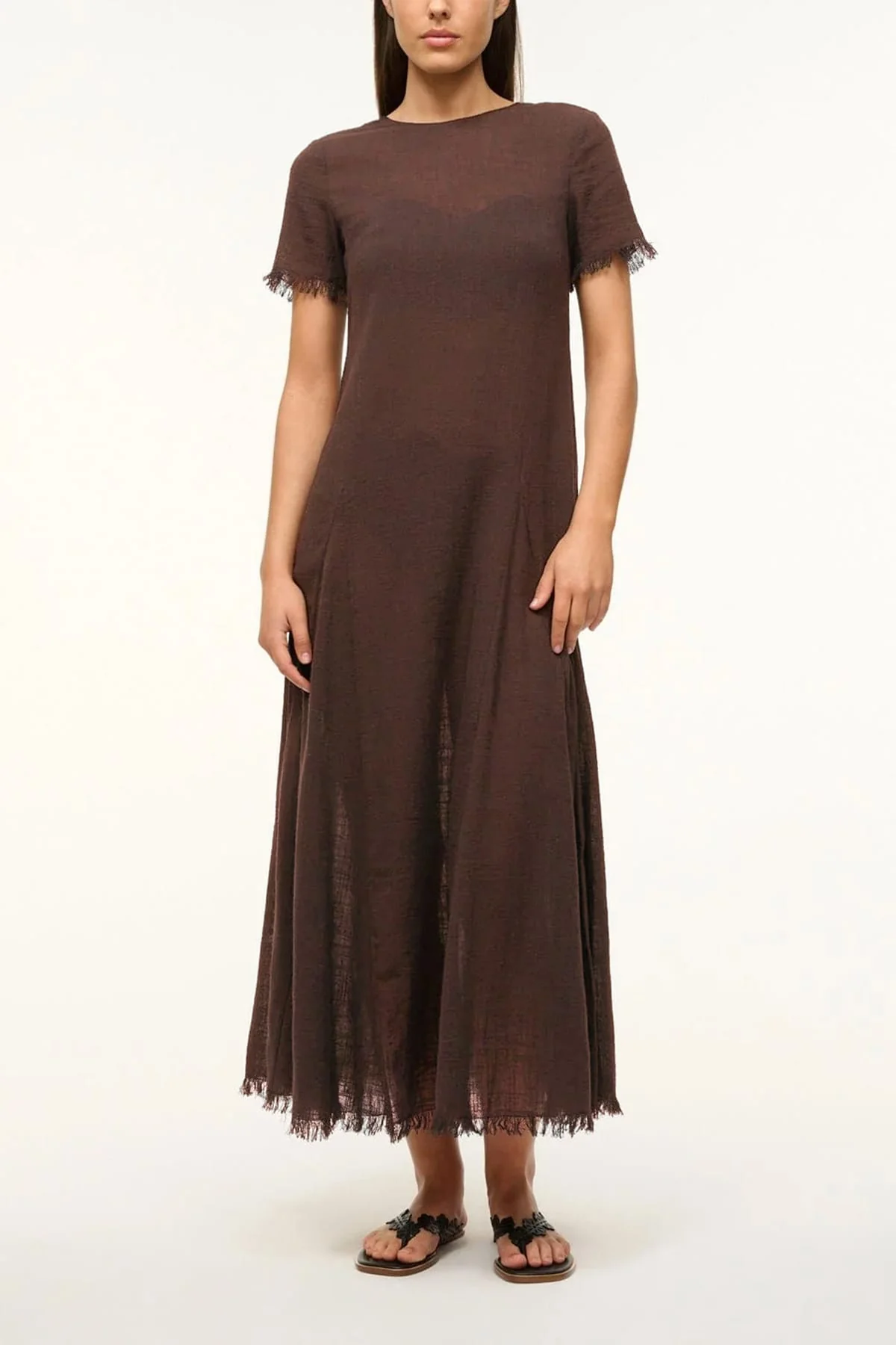 Le Havre Dress in Dark Chocolate - Image 2