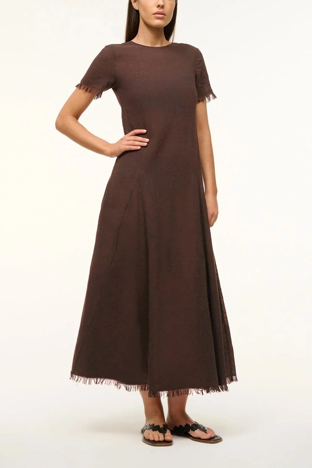 Le Havre Dress in Dark Chocolate - Image 3