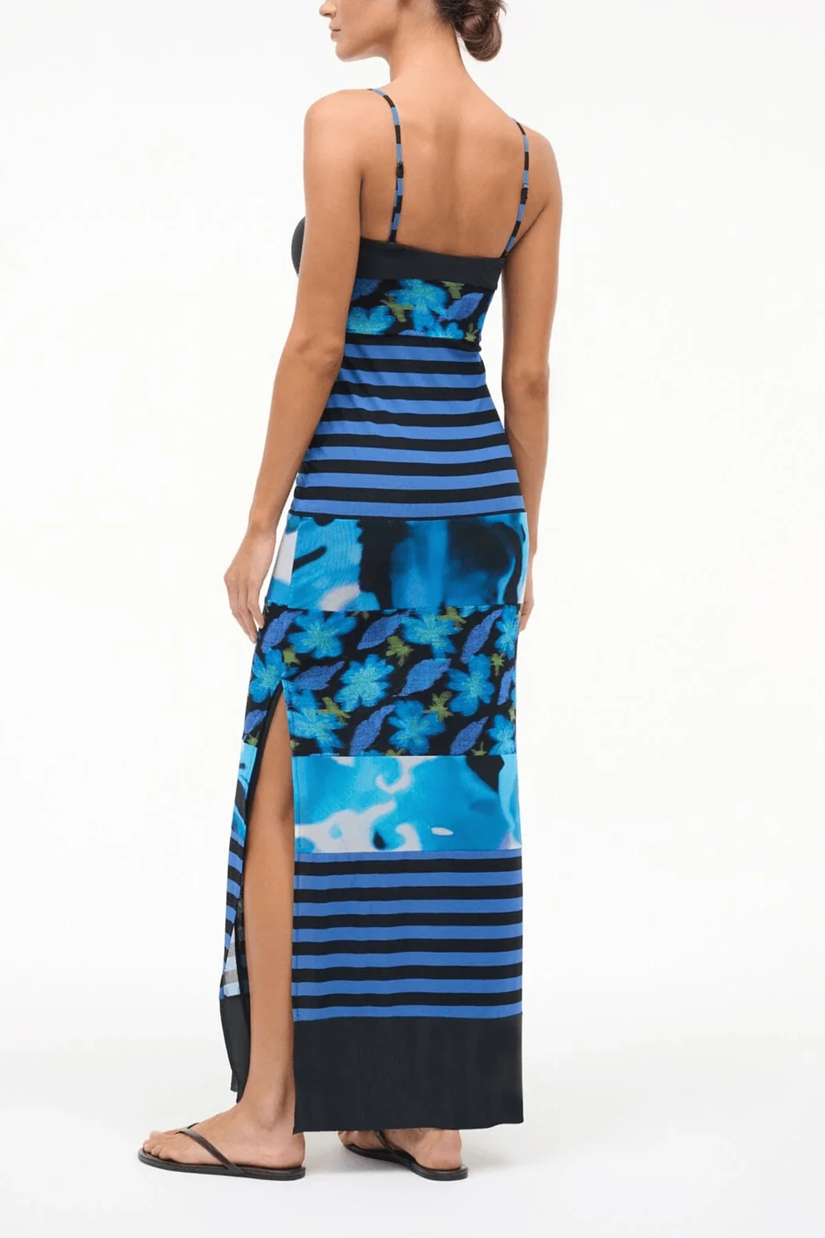 Leona Dress in Blue Haze Multi - Image 4