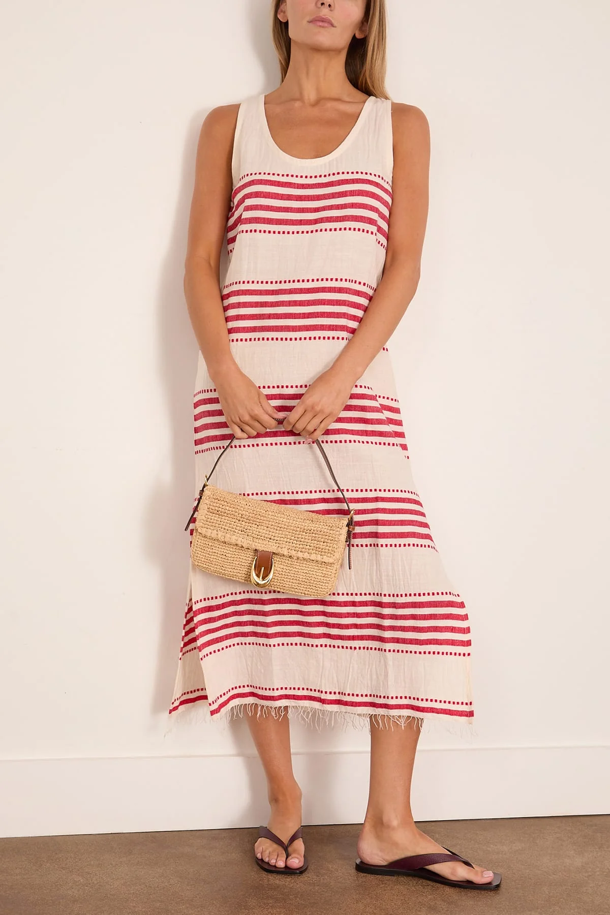 Lilian Tank Dress in Eshe Red - Image 2