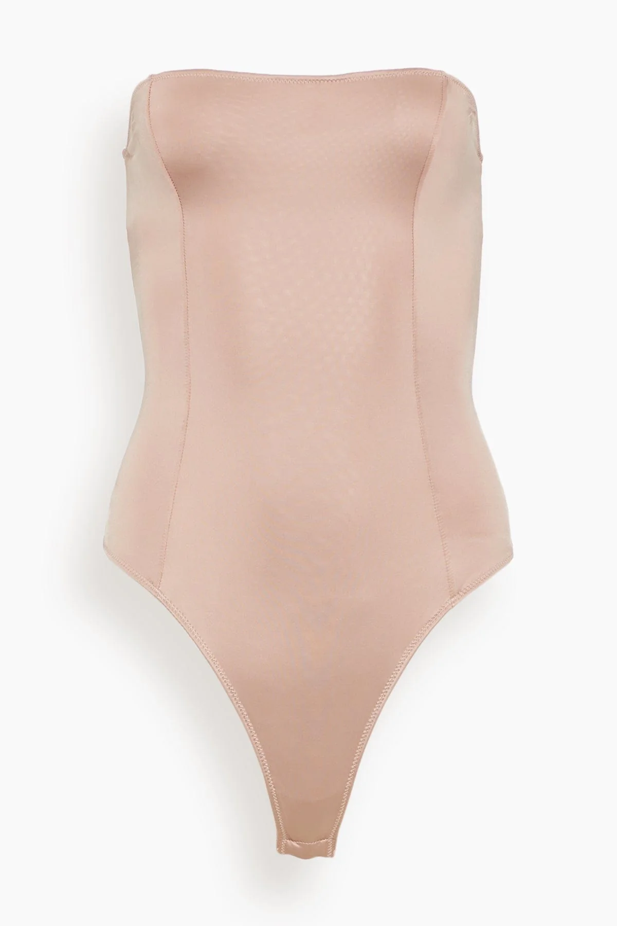 Liquid Contour Bodysuit in Buff